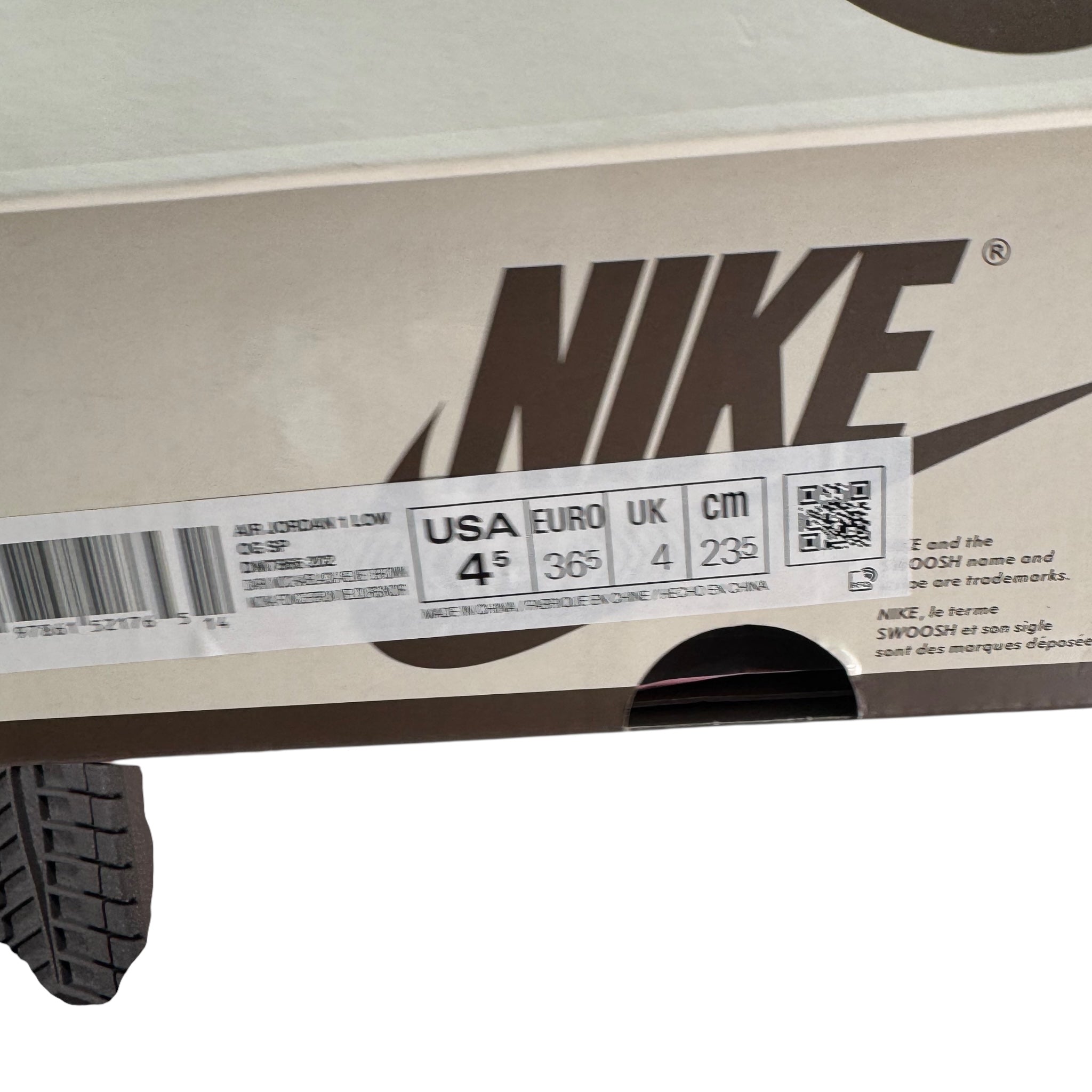 Jordan One Low Travis Brown Velvet (36.5EU)