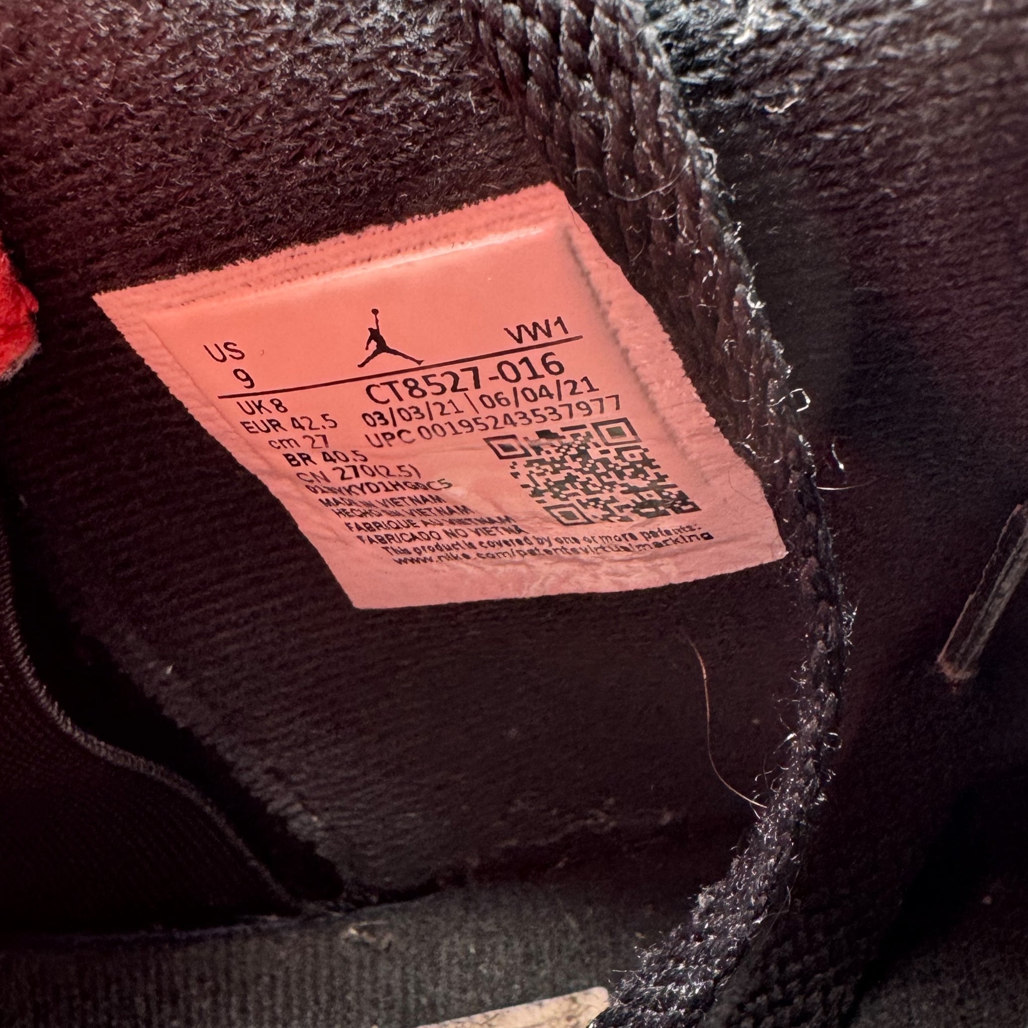 Jordan 4 Red Thunder (42.5EU)