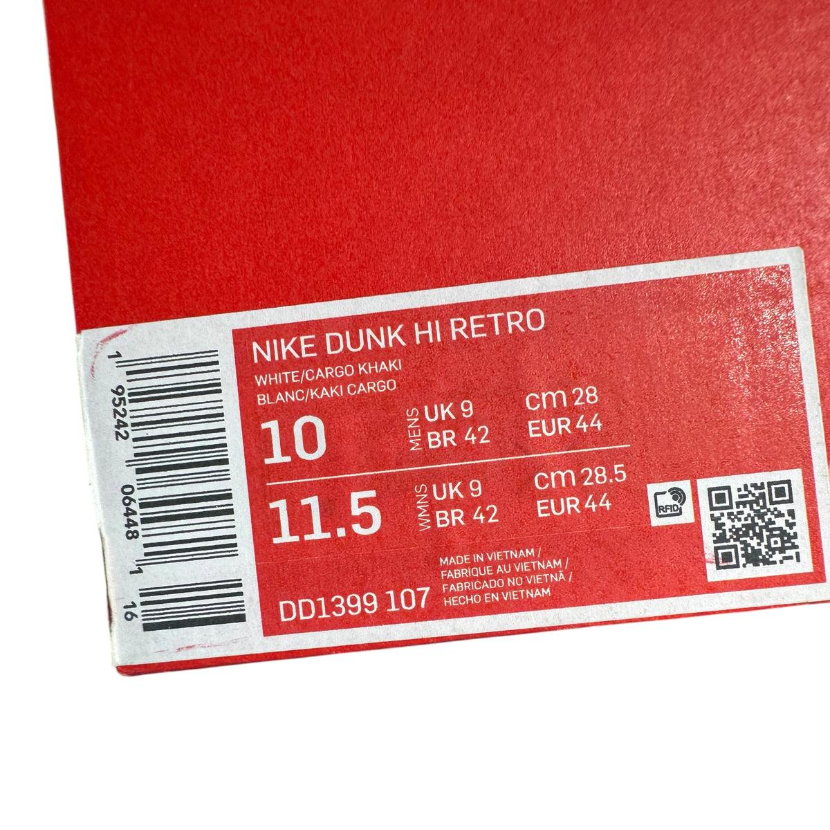 Dunk High Cargo Khaki (44EU)