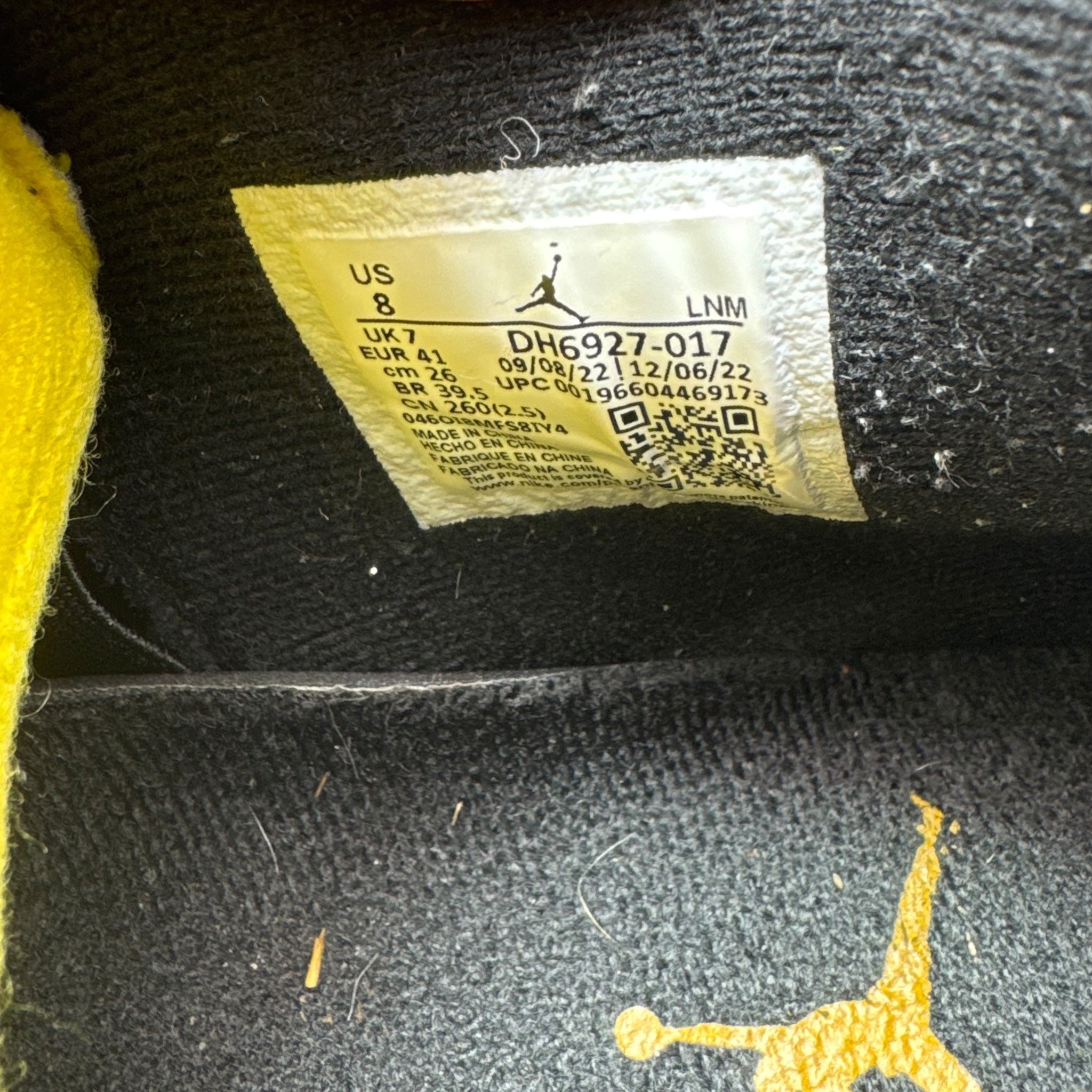 Jordan 4 Yellow Thunder (41EU)