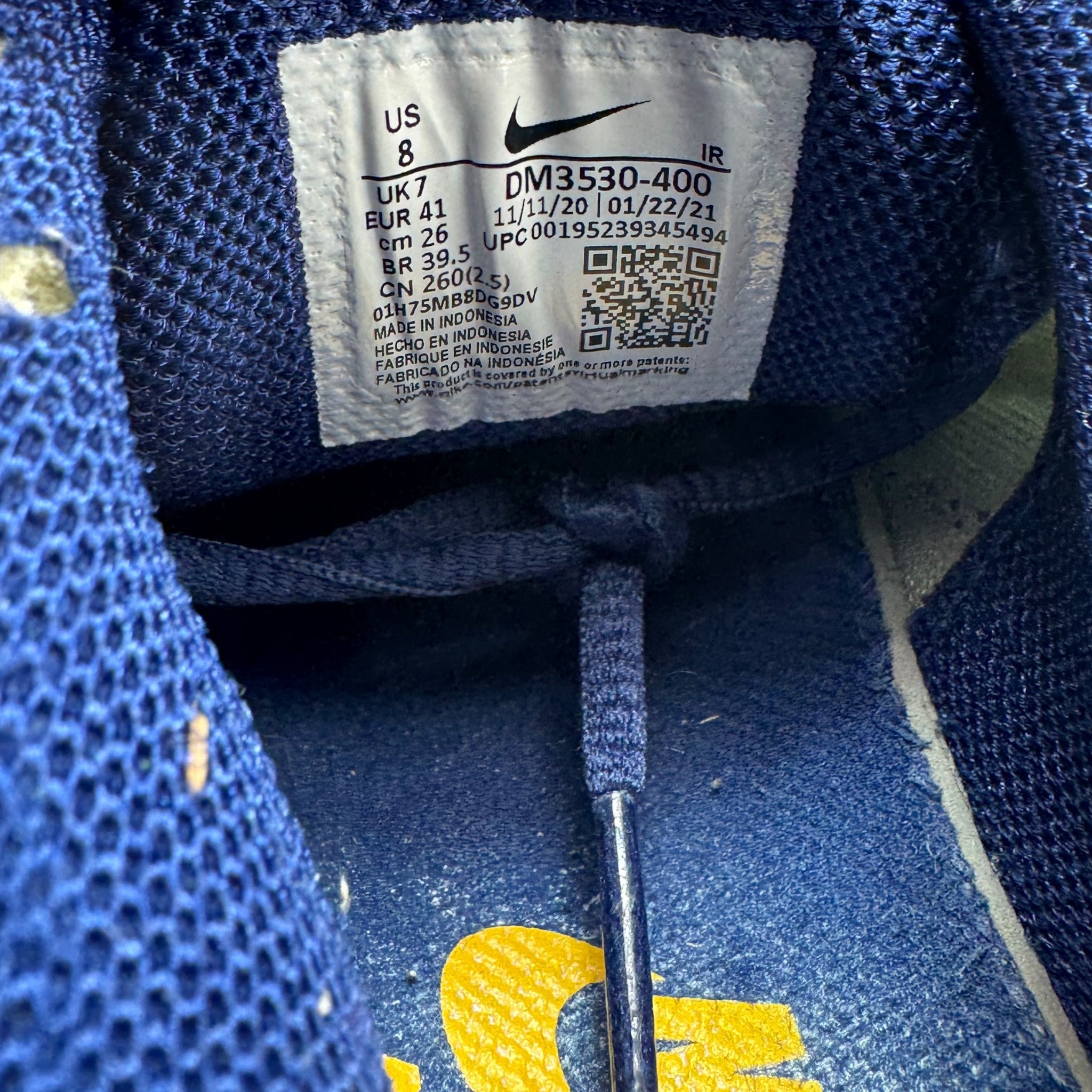 Nike Air Max Plus 'Blue Void Laser Orange (41EU)