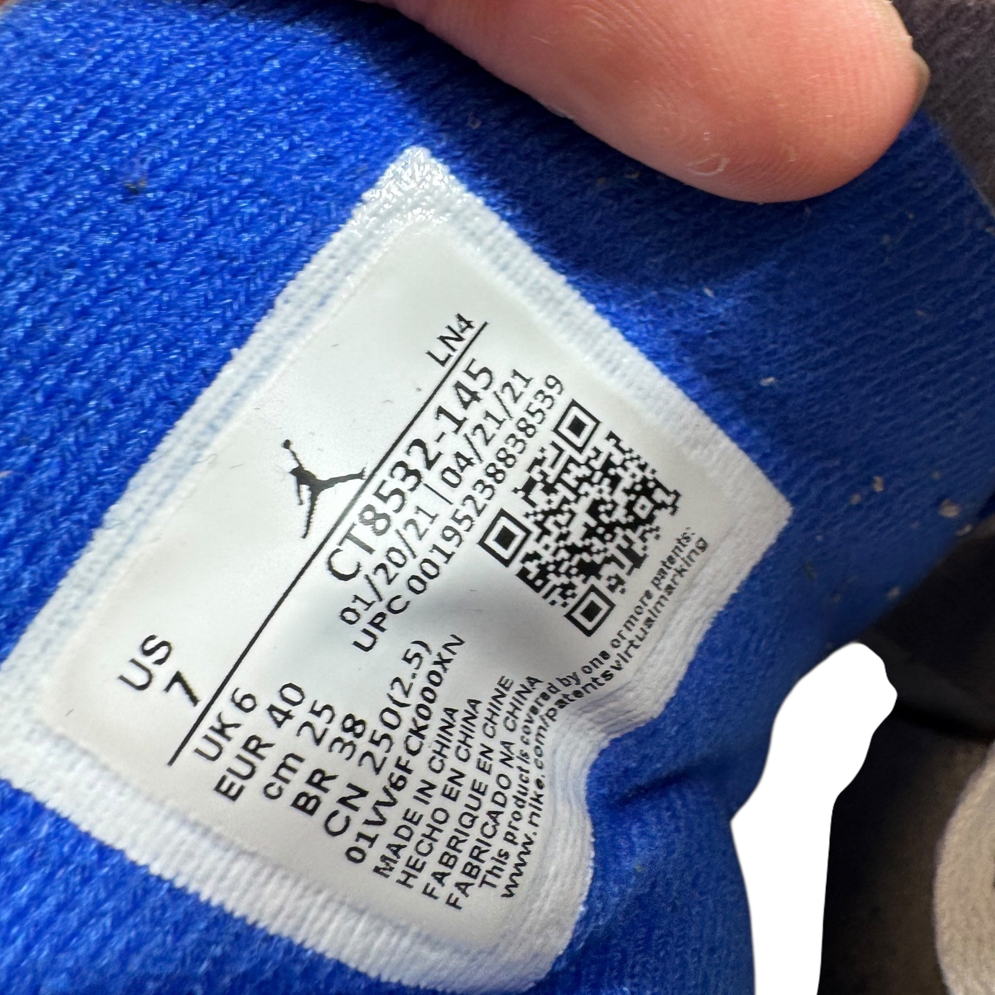 Jordan 3 Racer Blue (40EU)