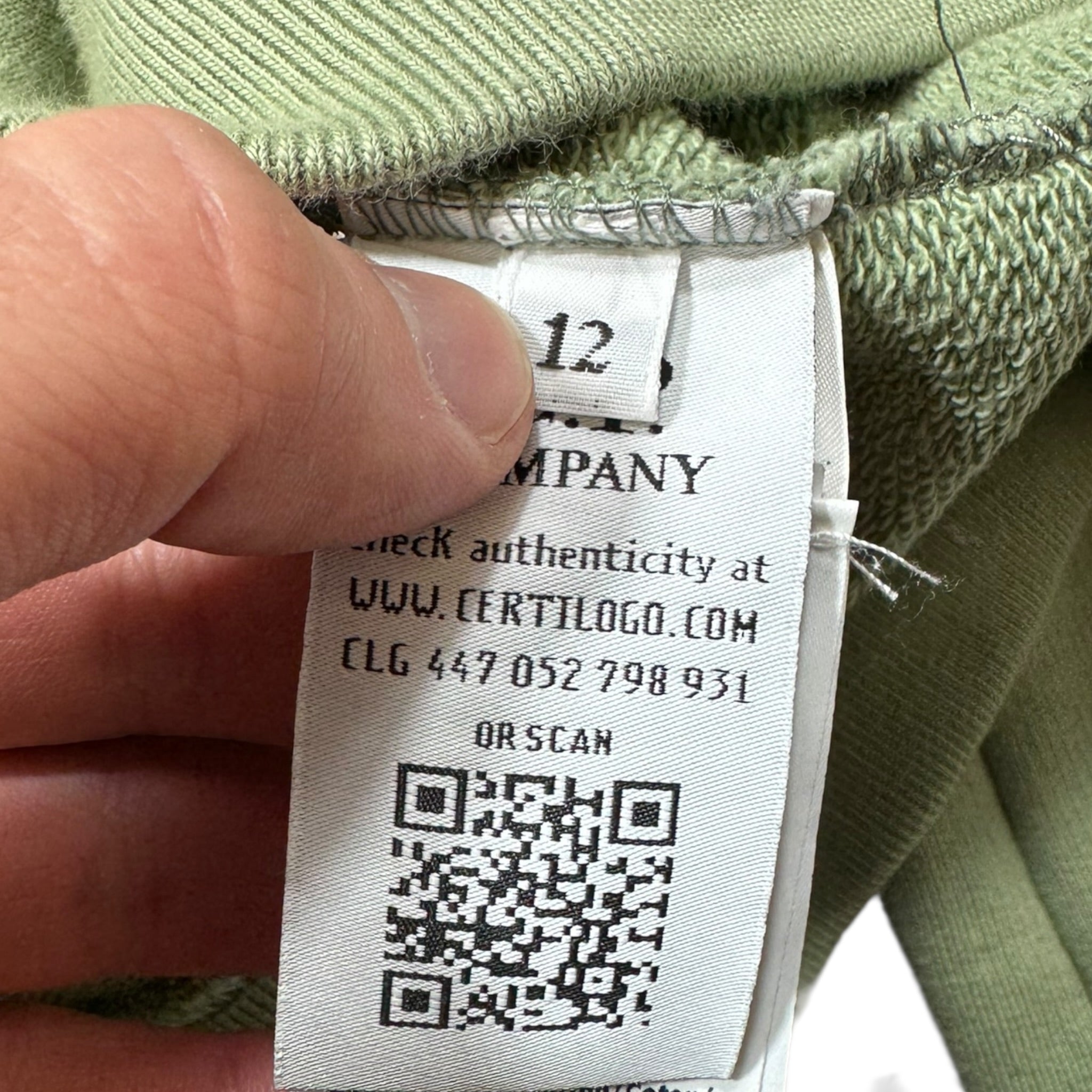 Sweat C.P. Company (12A)