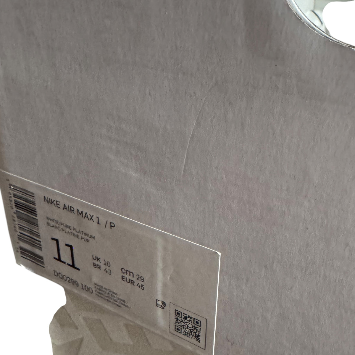 Air Max One Patta White (45EU)