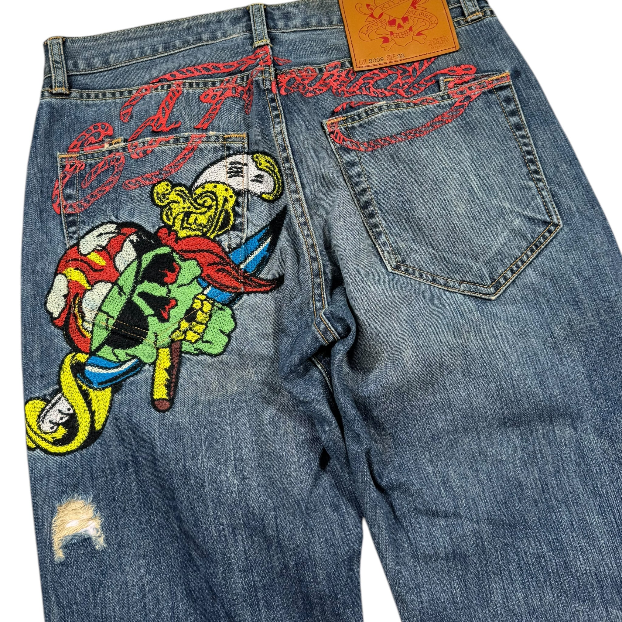 Ed Hardy baggy jeans (M)