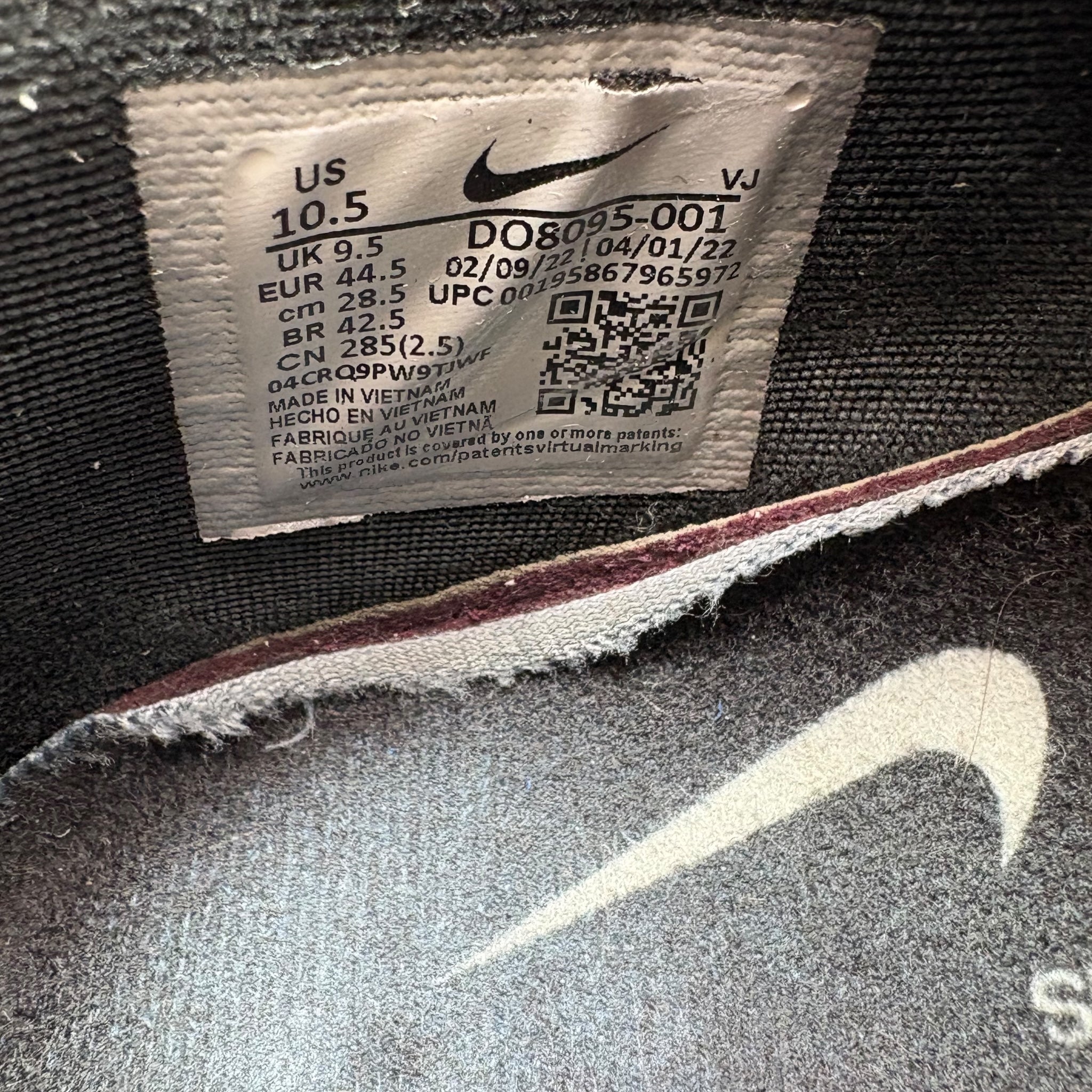 Air Max Sunder Comme des Garçons (44.5EU)