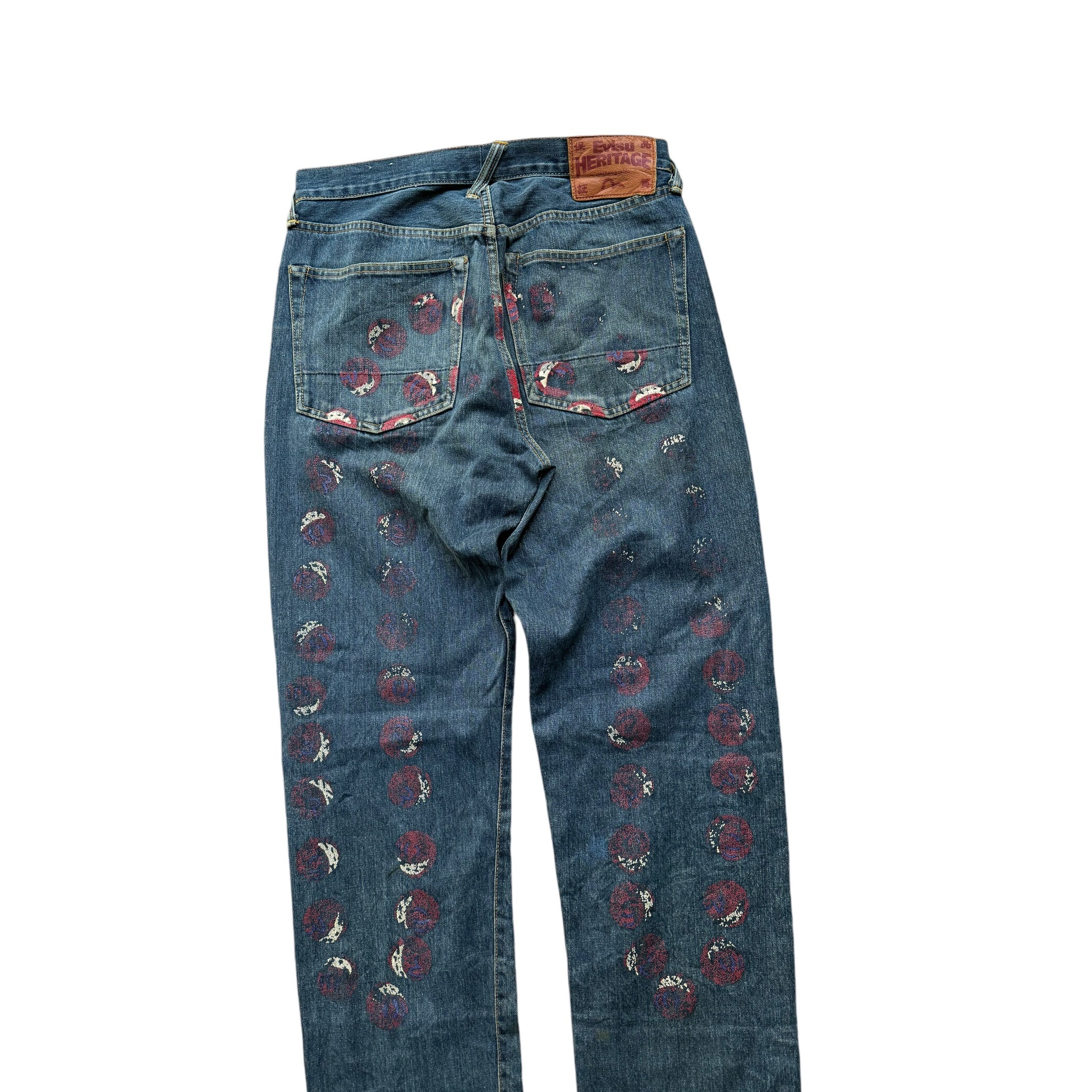 Jean baggy Evisu daicock (S)