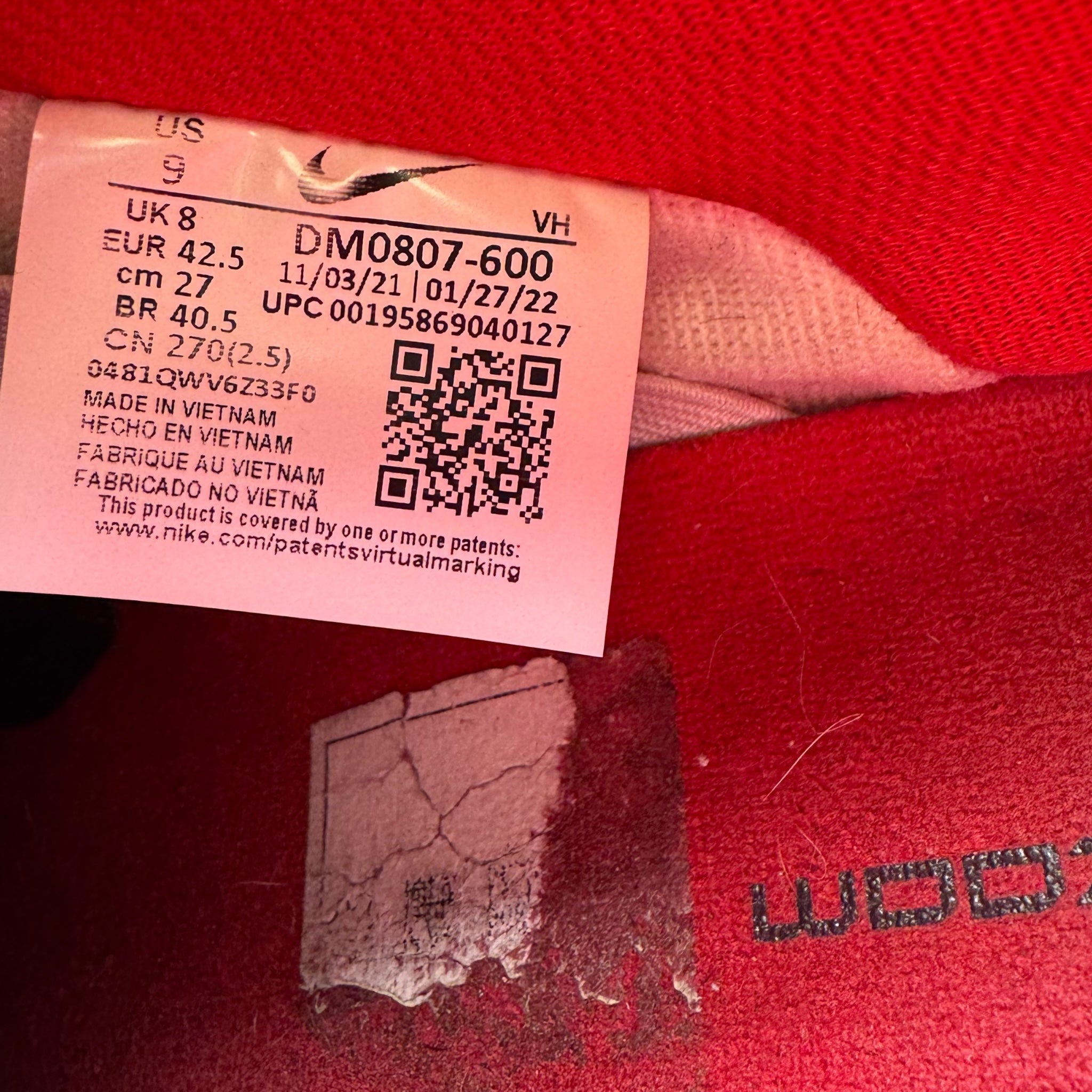 Dunk SB Cherry (42.5EU)