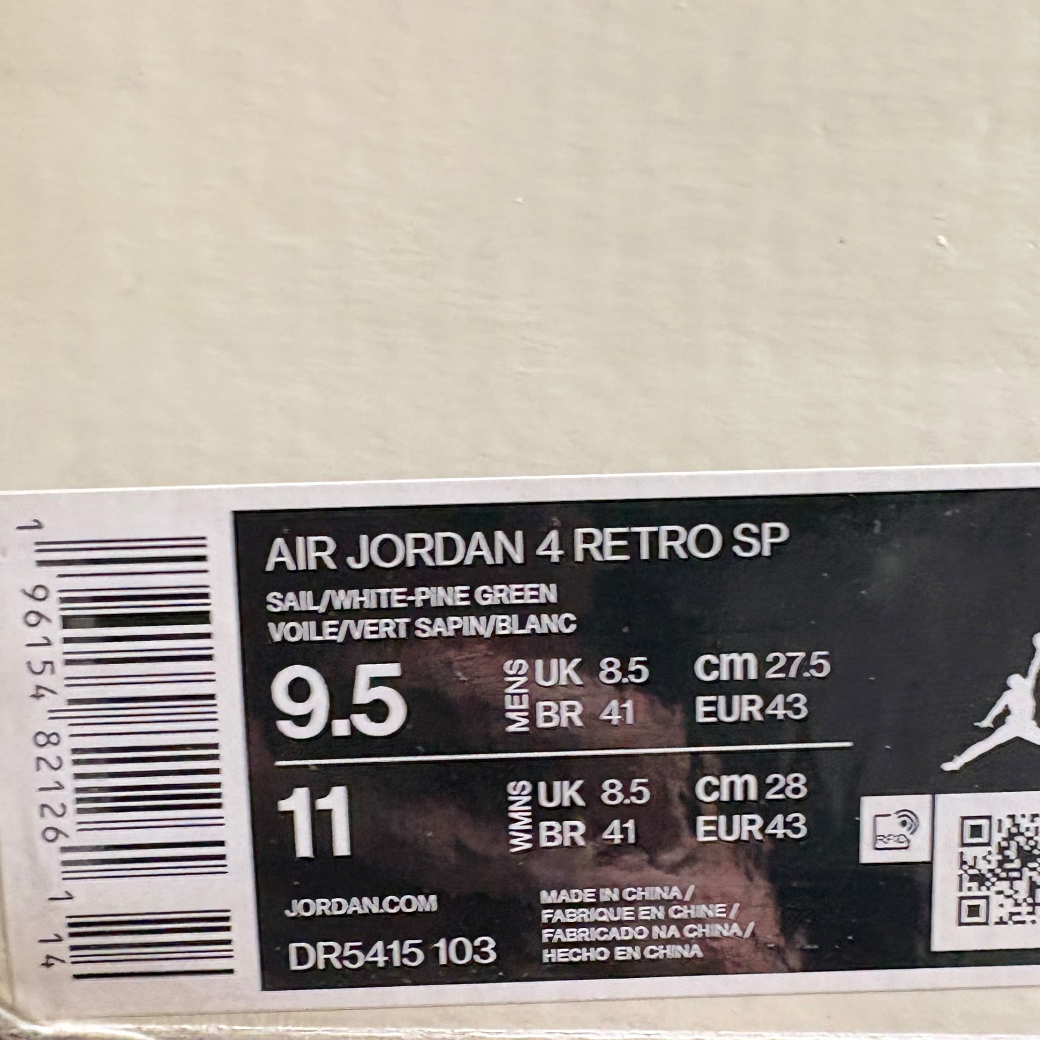 Jordan 4 SB Pine Green (43EU)