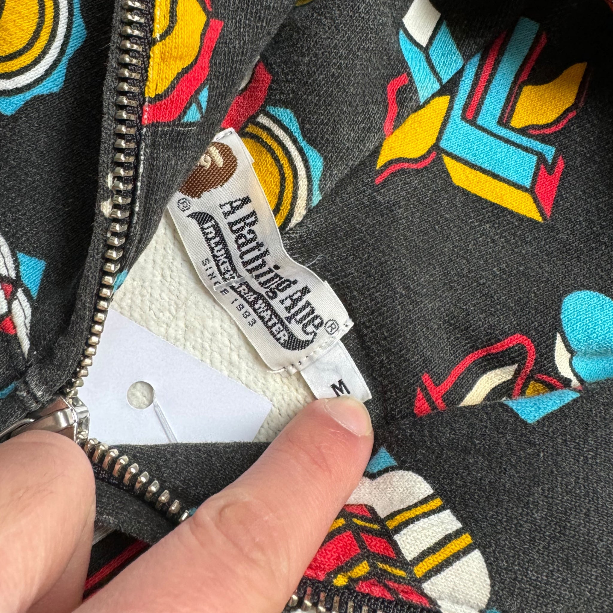 Sweatshirt mit durchgehendem Reißverschluss Bape Vintage (M)