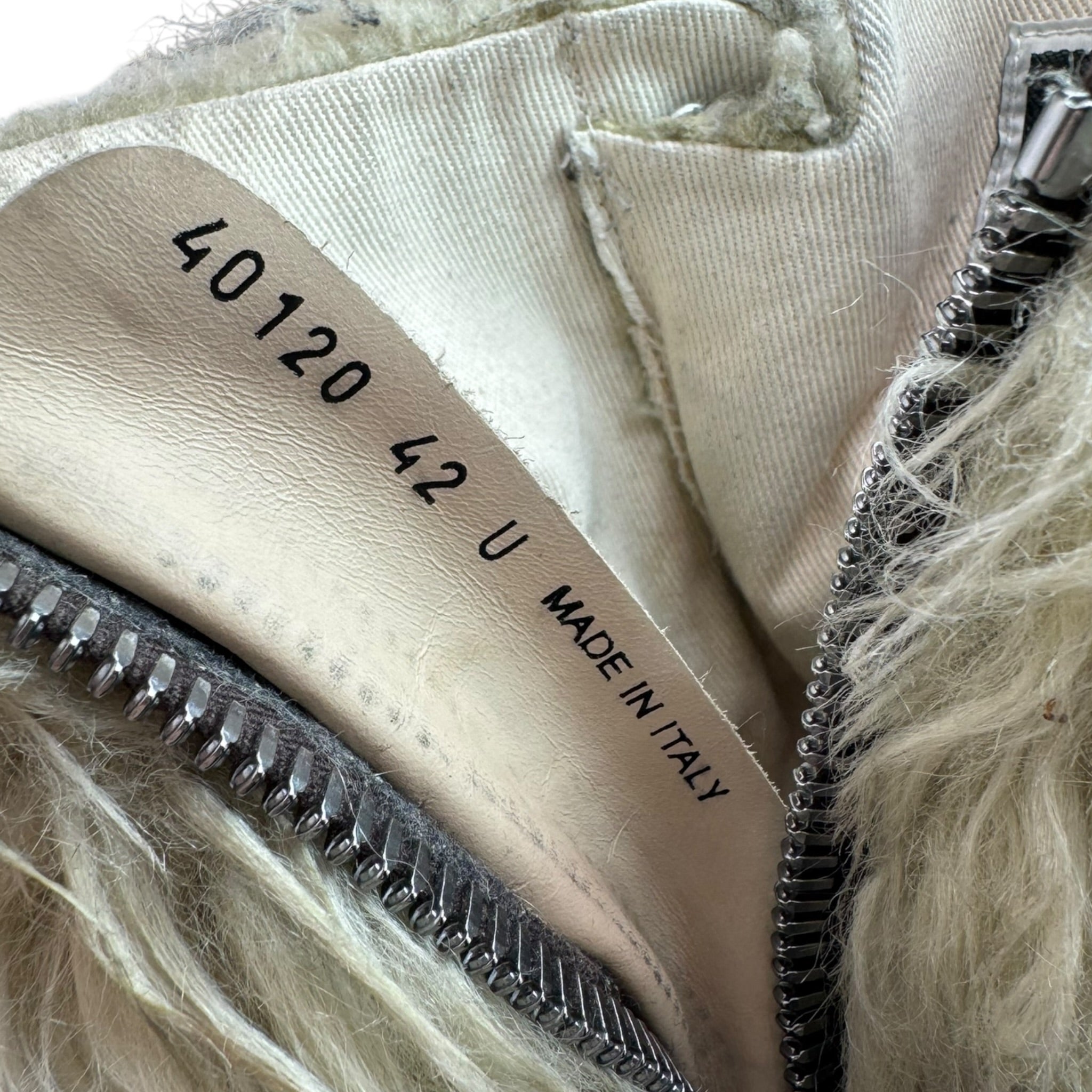 Rick Owens Abstract Fur Boots (42EU)