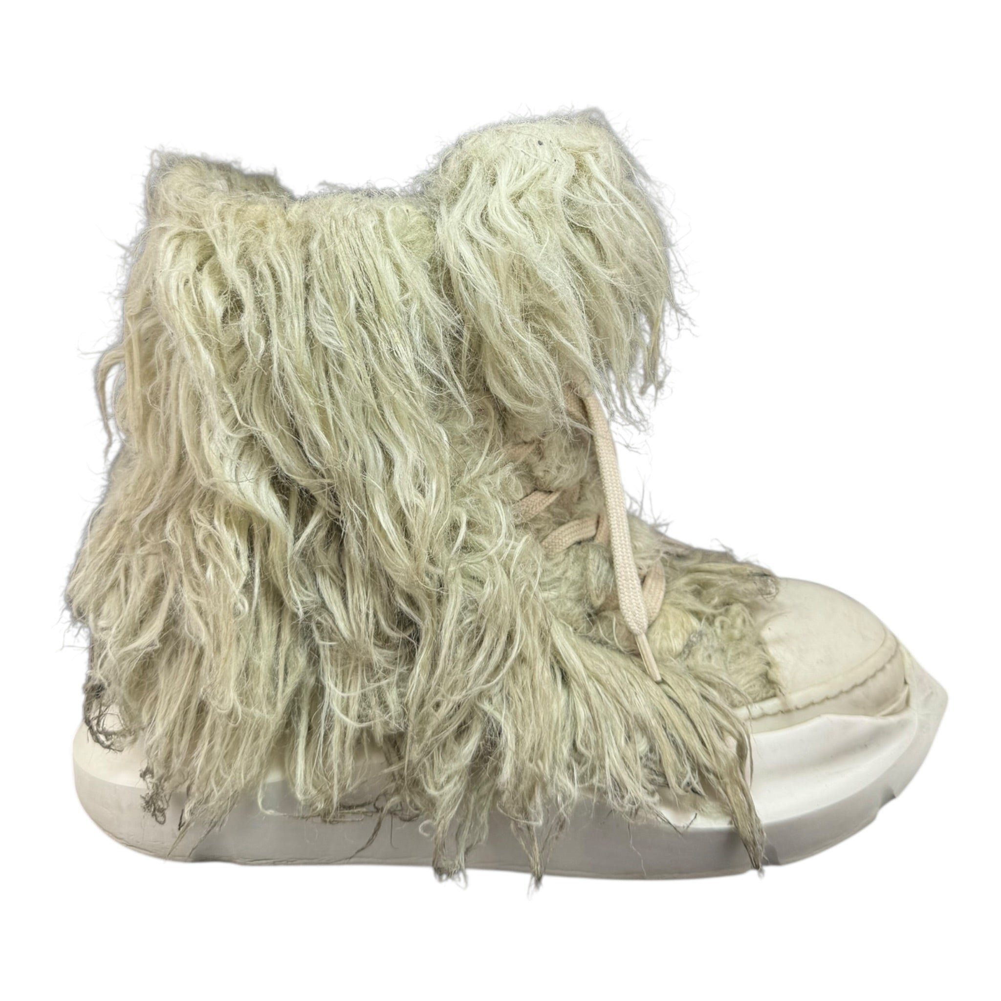 Rick Owens Abstract Fur Boots (42EU)