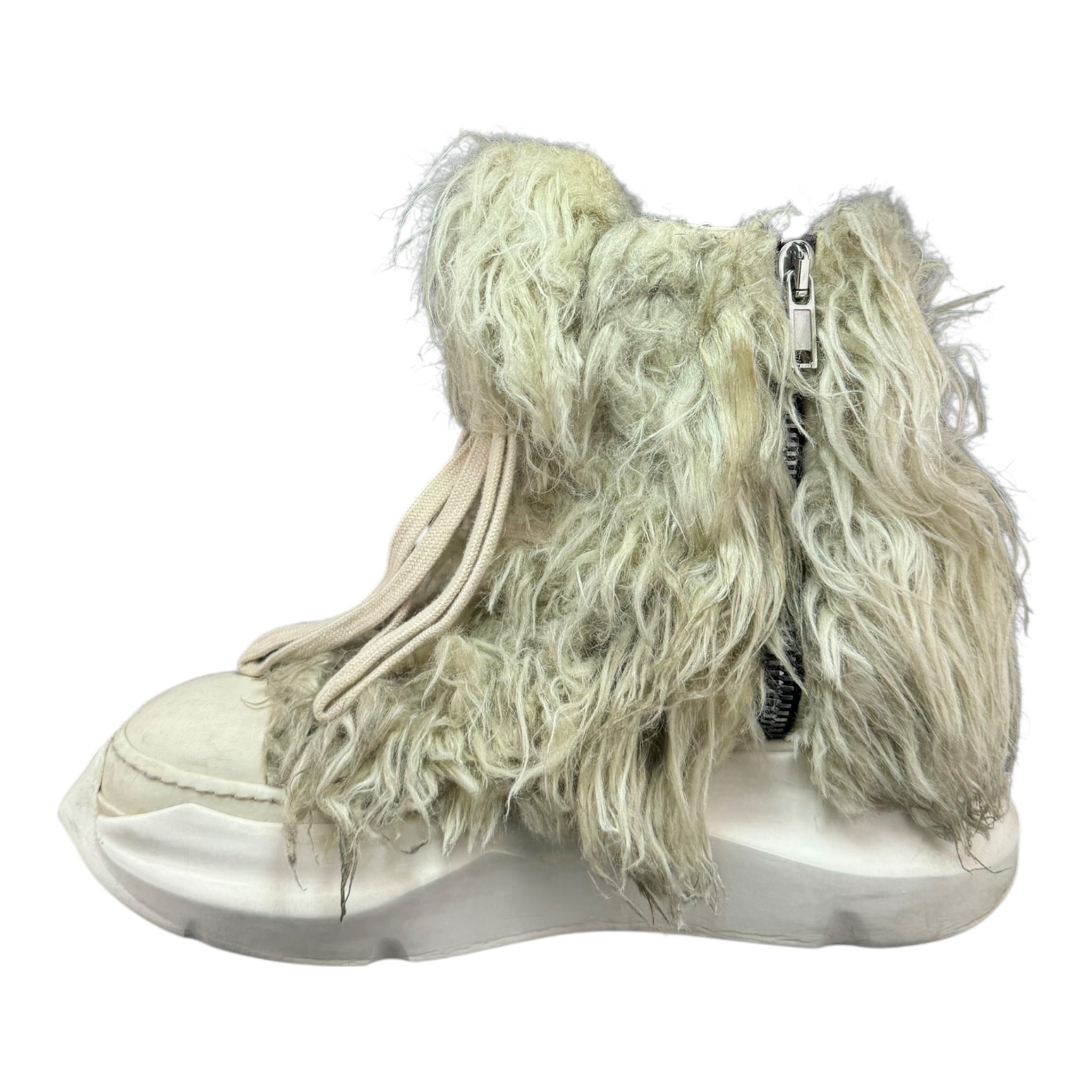 Rick Owens Abstract Fur Boots (42EU)