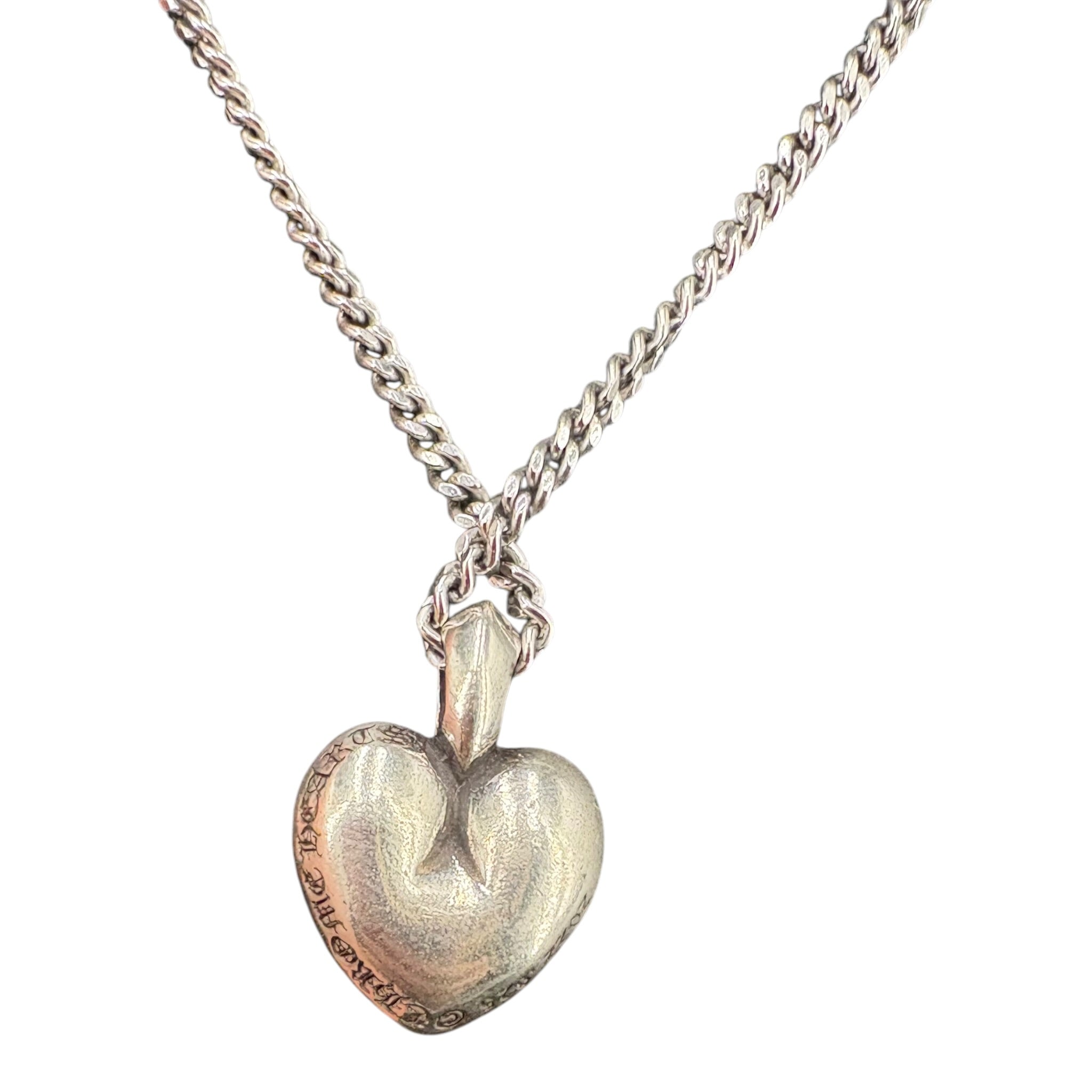 Pendentif Chrome Hearts Cross Hearts argent 925