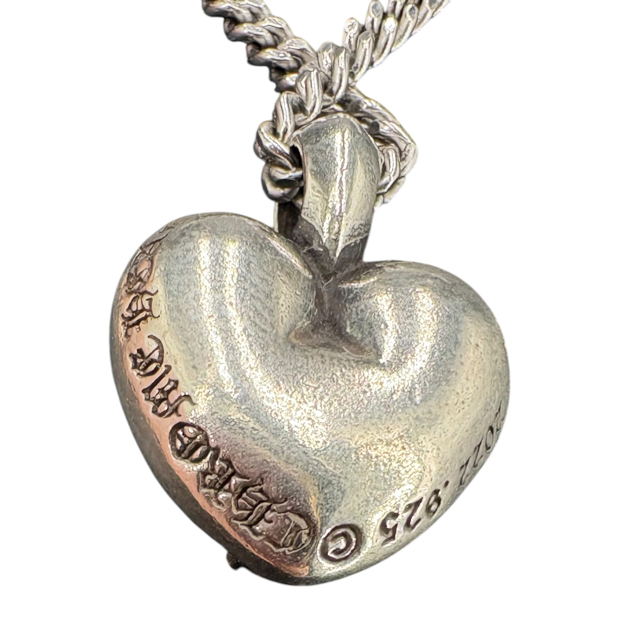 Pendentif Chrome Hearts Cross Hearts argent 925