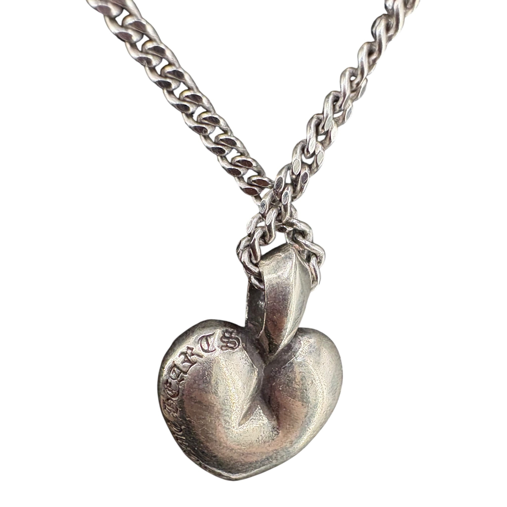 Pendentif Chrome Hearts Cross Hearts argent 925