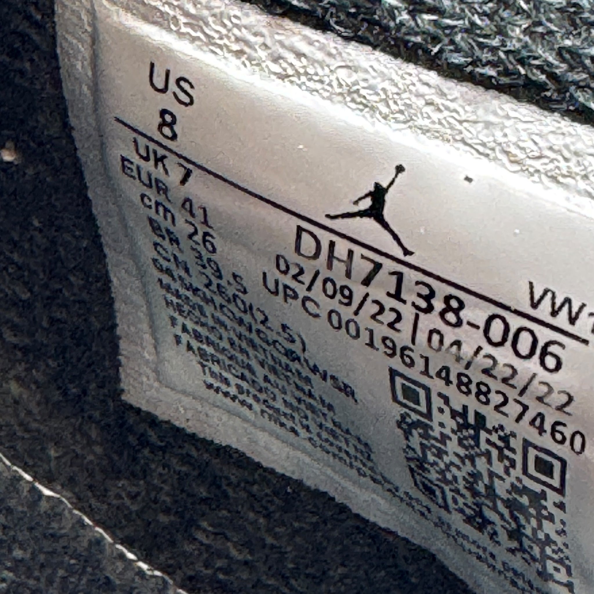 Jordan 4 Black Canva (41EU)