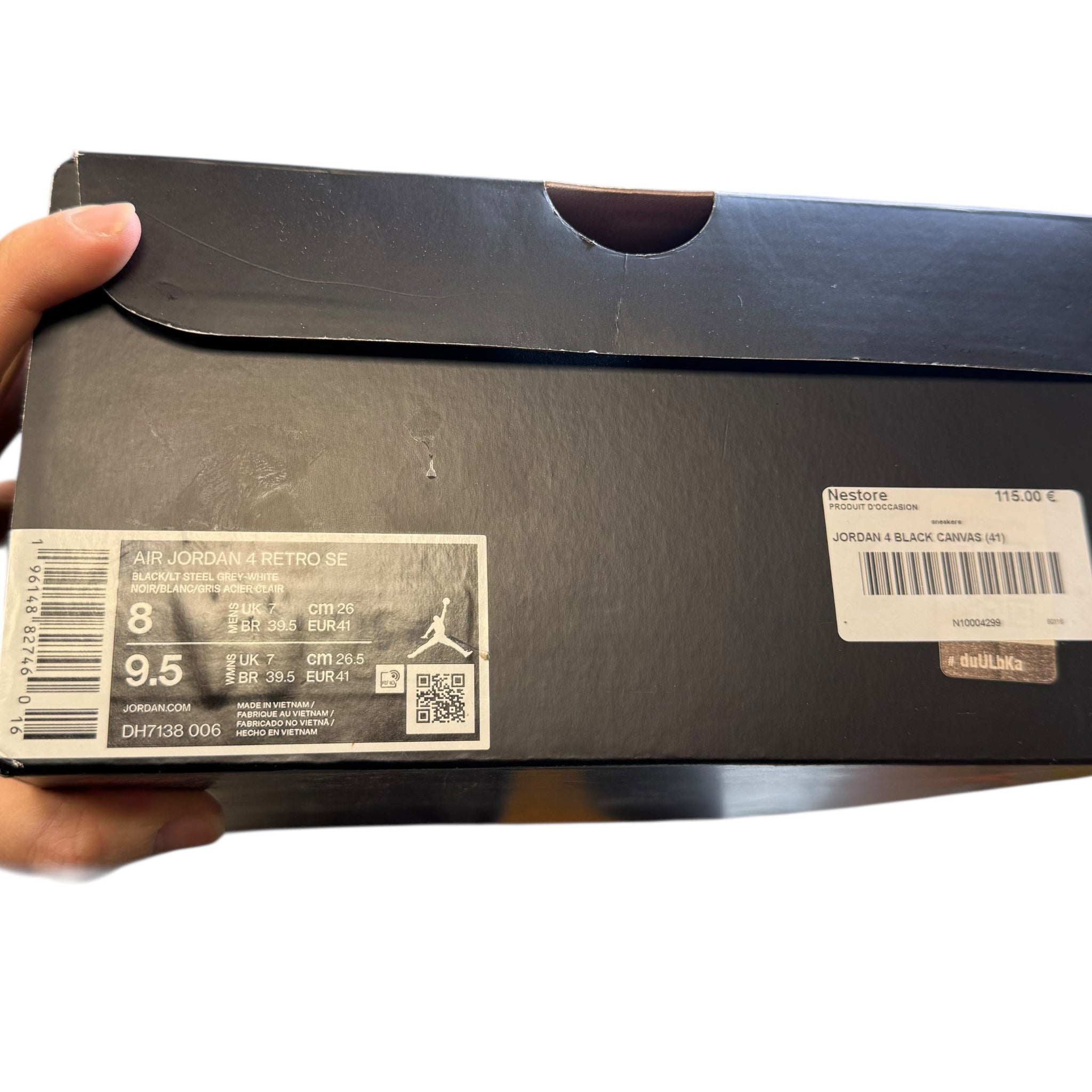 Jordan 4 Black Canva (41EU)