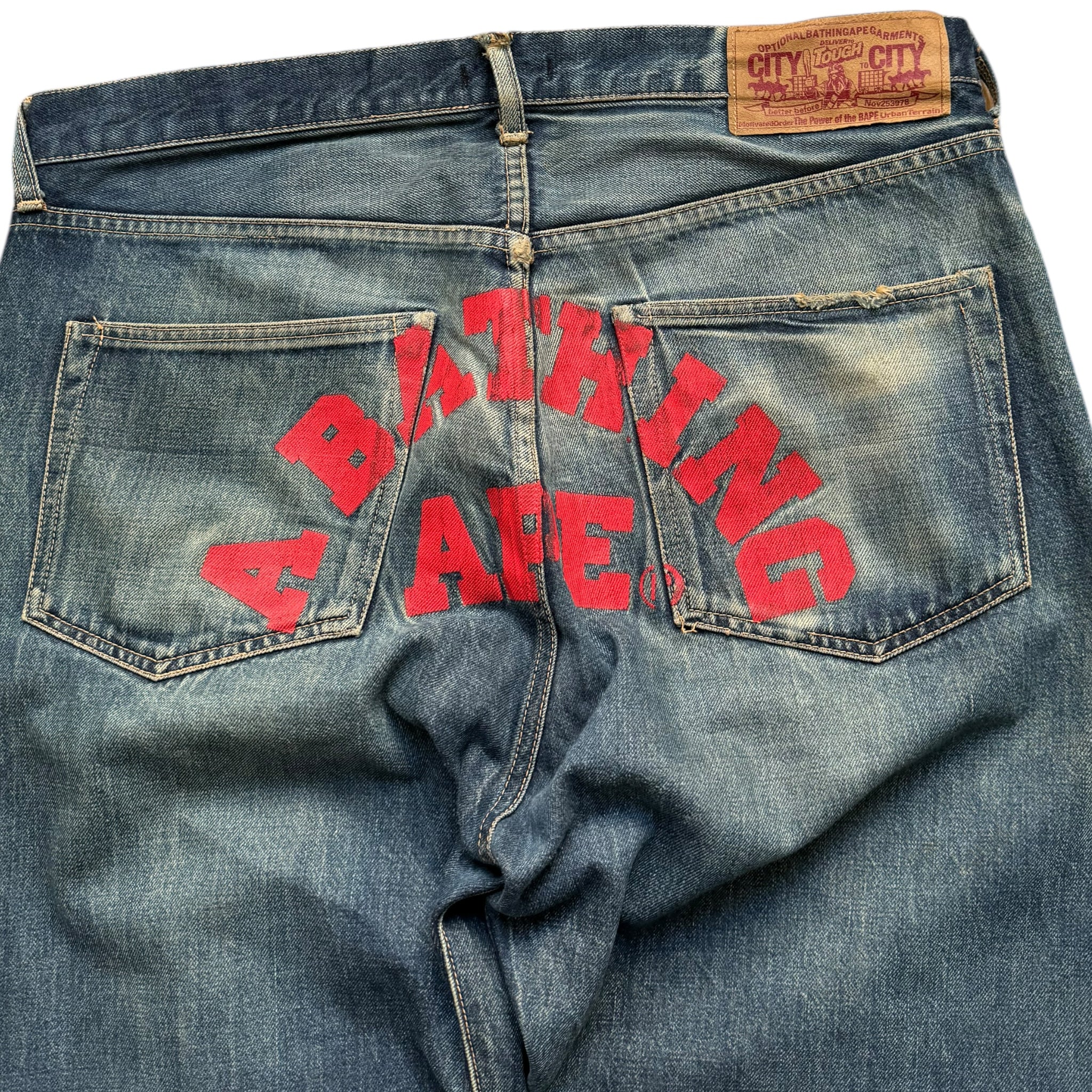 Baggy-Jeans von Bape (XL)