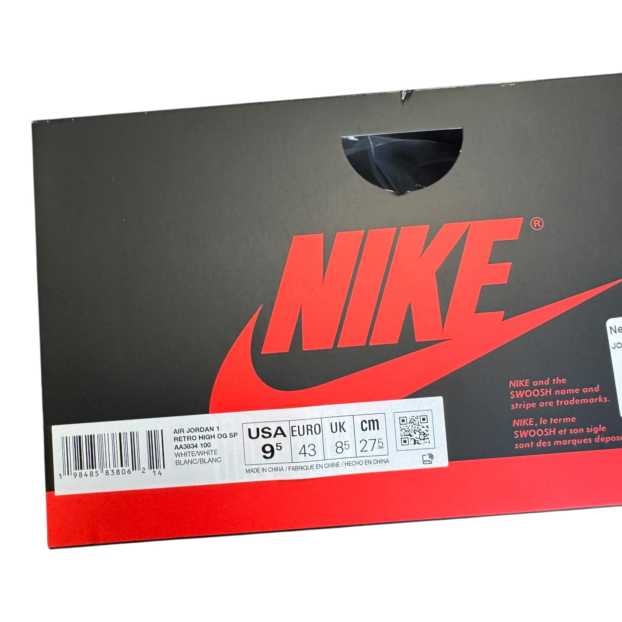 Jordan One High Off-White Alaska DS (43EU)