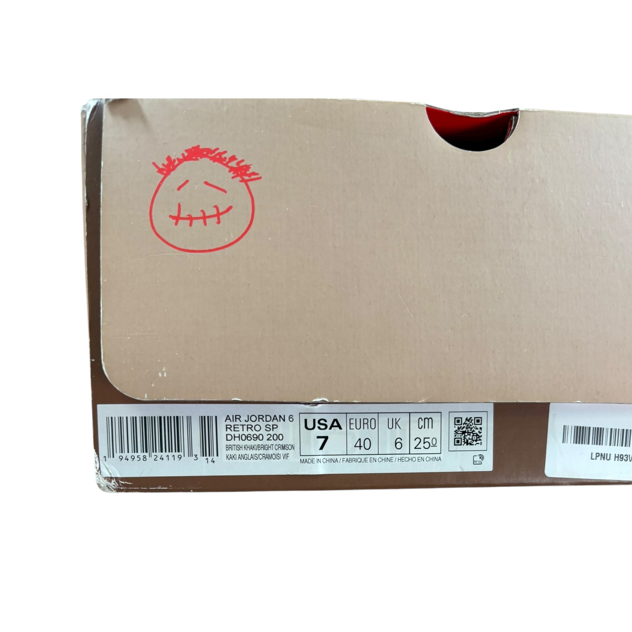 Jordan 6 Travis (40EU)