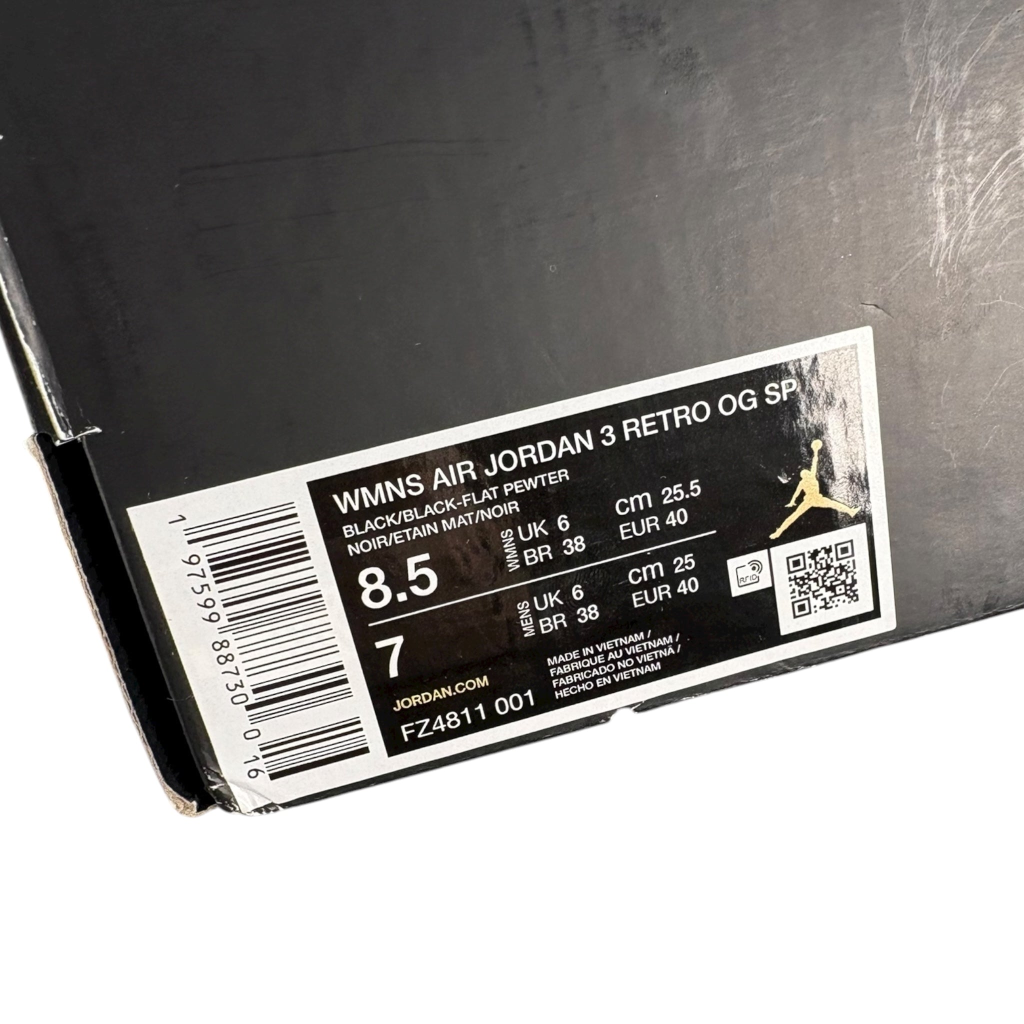 Jordan 3 à ma manière (40EU)