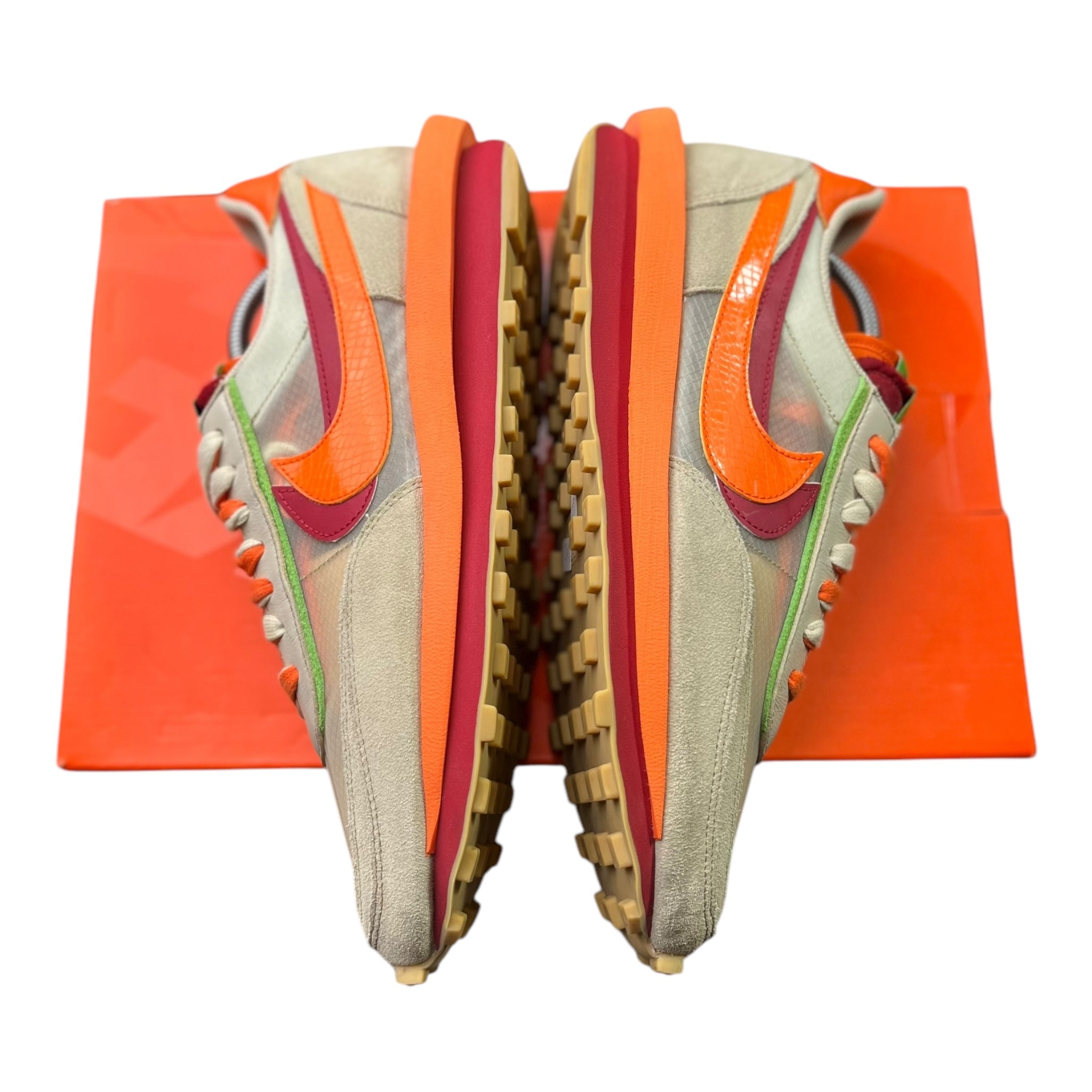 Nike LD Waffle Sacai Clot Net Orange Blaze (46EU)