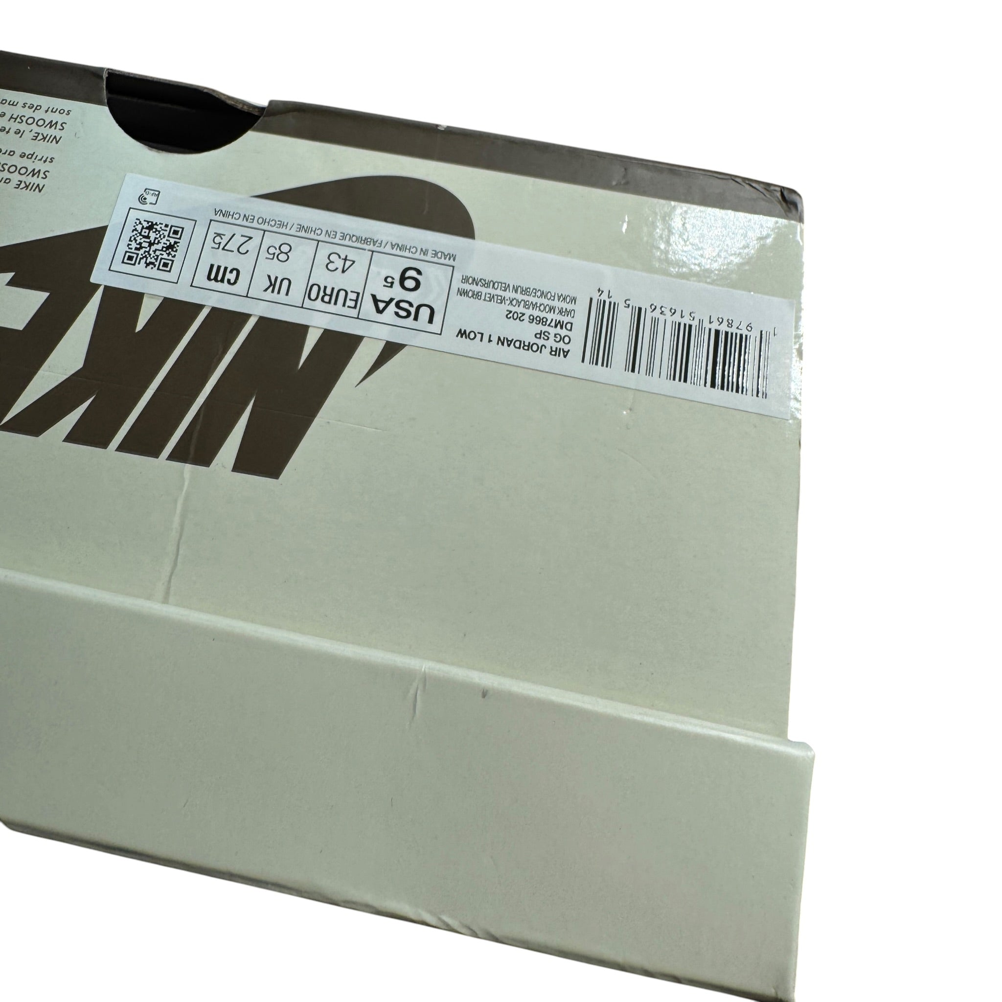 Jordan One Low Travis Scott Brown Velvet (43EU)