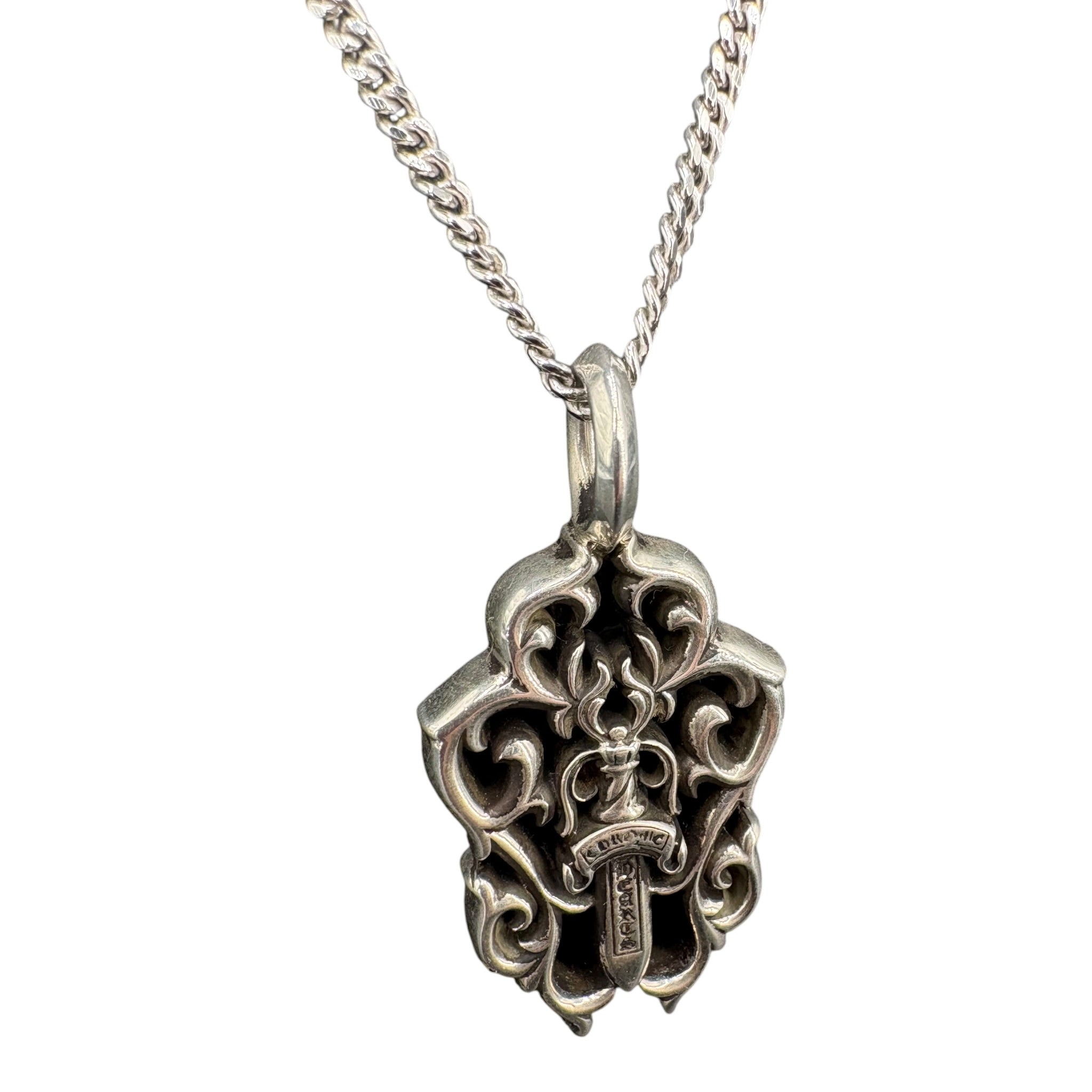 Pendentif Chrome Hearts « Eternity Vine Dagger » argent 925