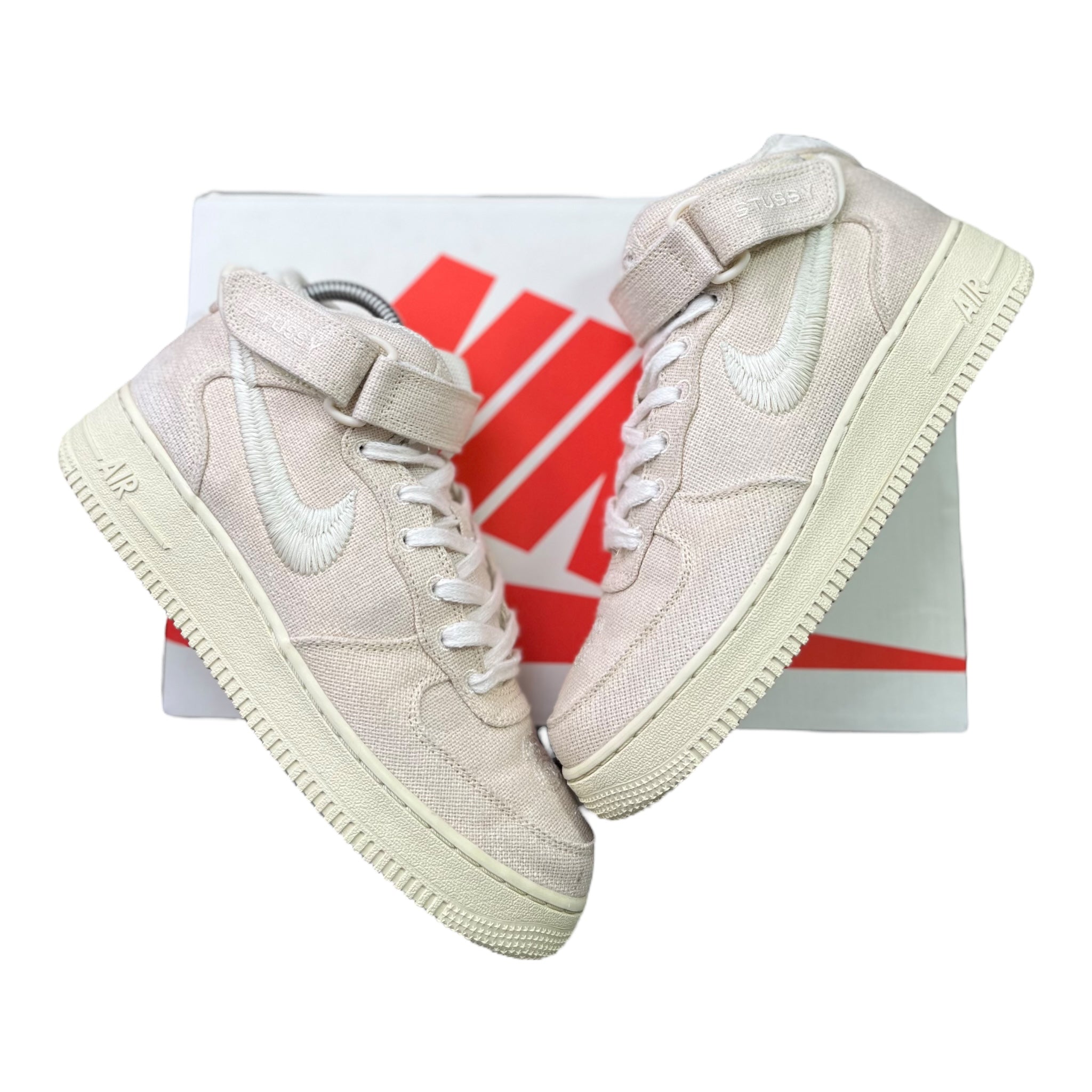 Nike Air Force 1 Mid Stussy Fossil (40.5EU)