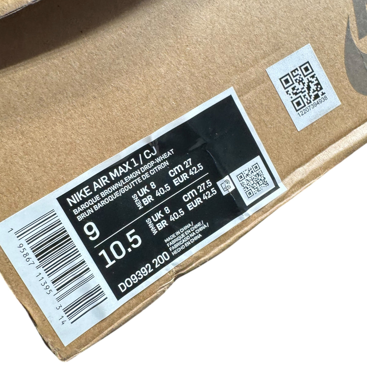 Air Max One Travis Scott (42.5EU)
