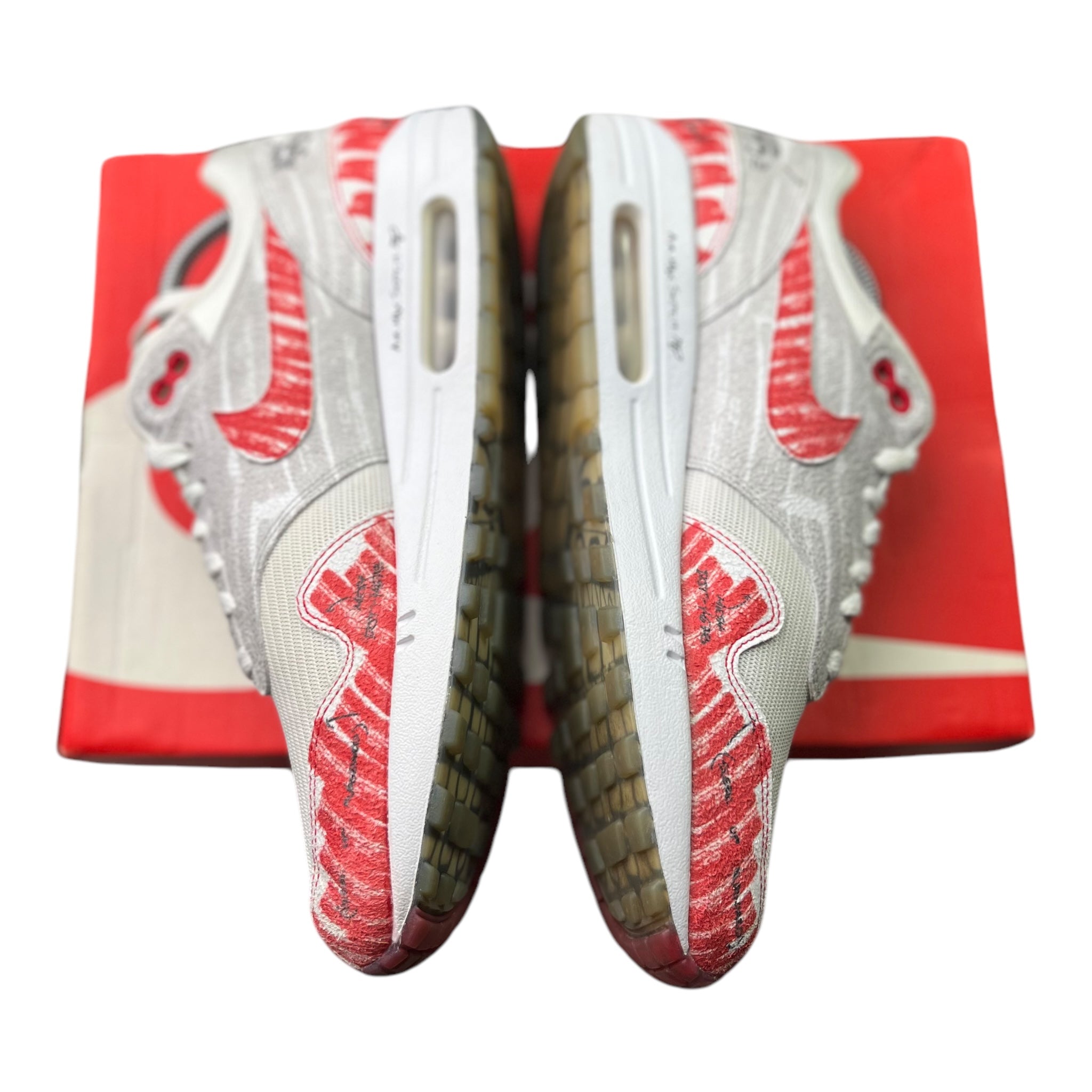 Nike Air Max 1 Sketch To Shelf White Red (42,5EU)