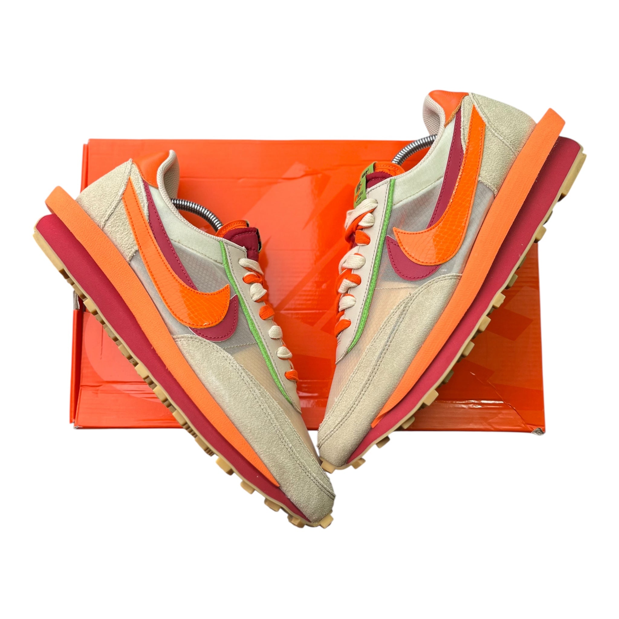 Nike LD Waffle Sacai Clot Net Orange Blaze (46EU)