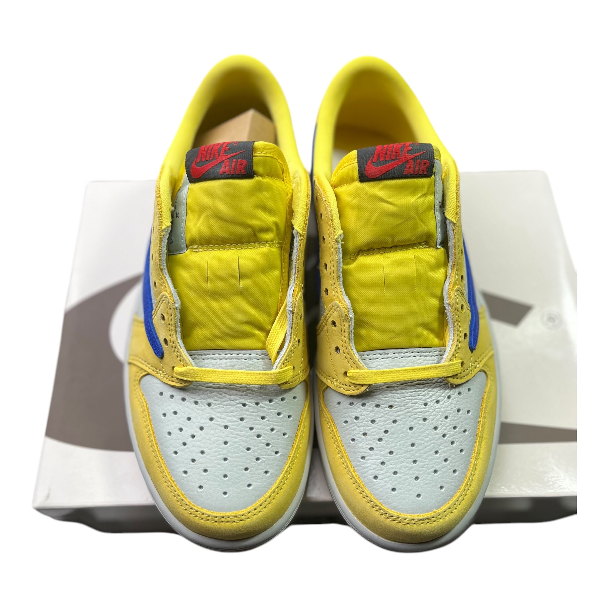 Jordan 1 Low Travis Scott Canary Elkins (38EU)