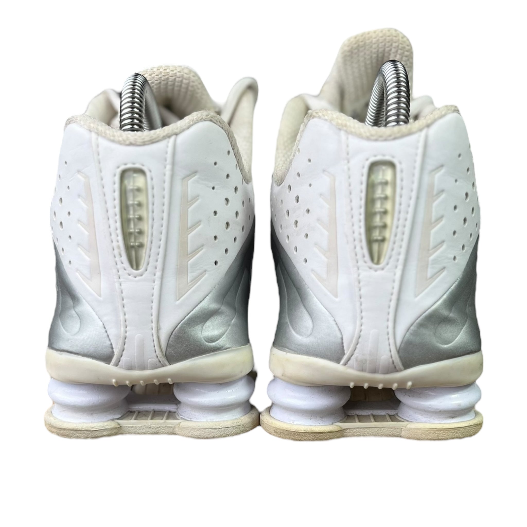 Nike Shox R4 White Metallic Silver (43EU)