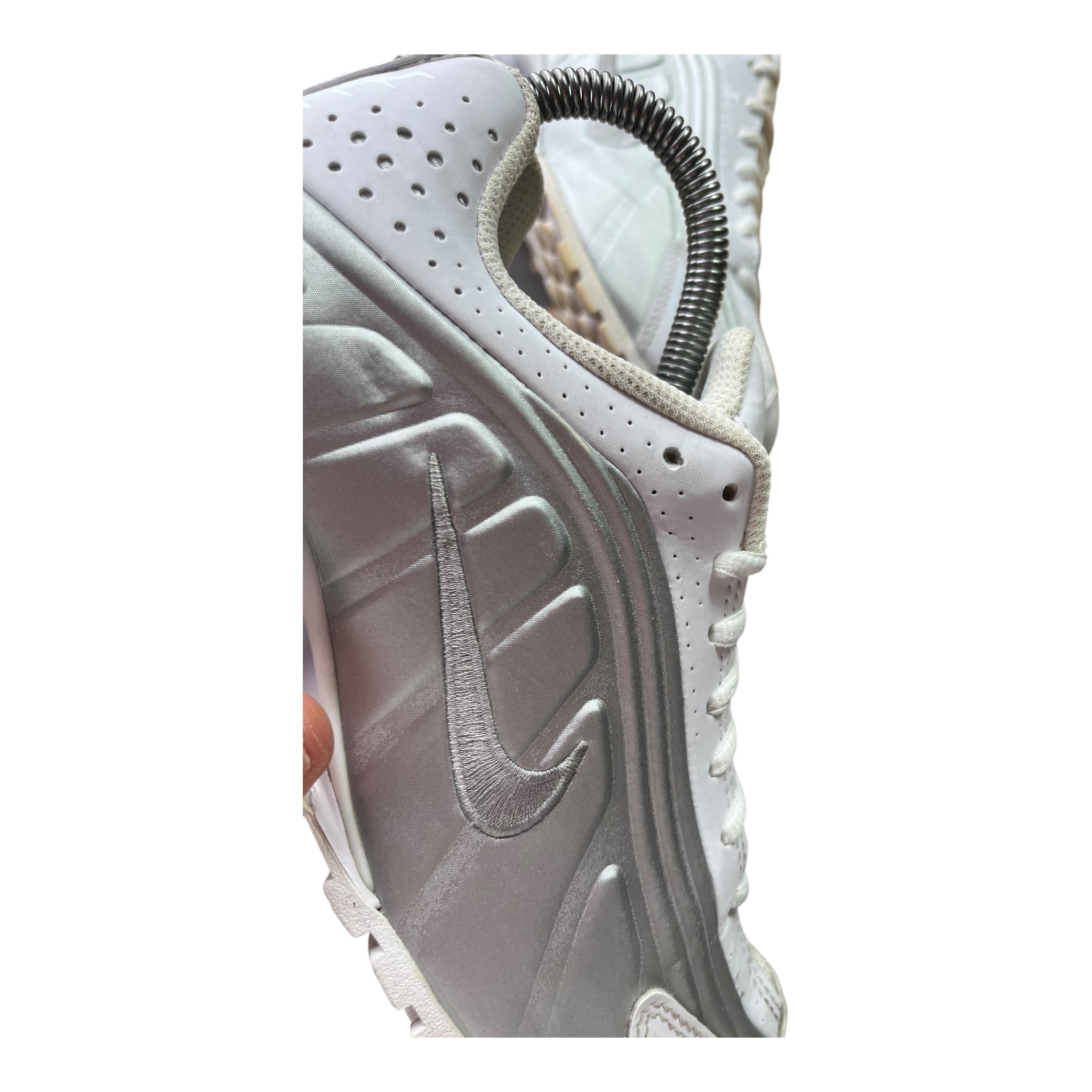 Nike Shox R4 White Metallic Silver (36EU)