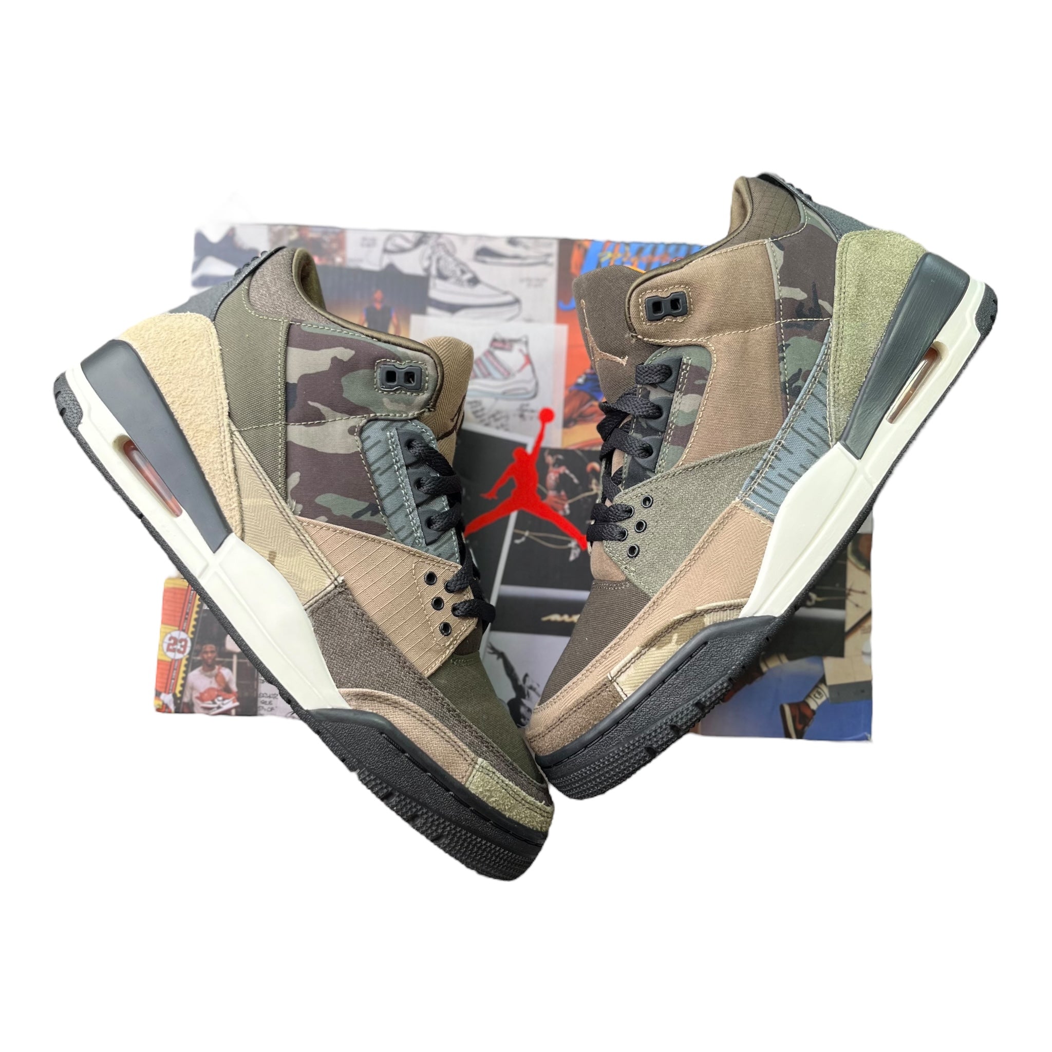 Jordan 3 Retro Patchwork Camo (45EU)