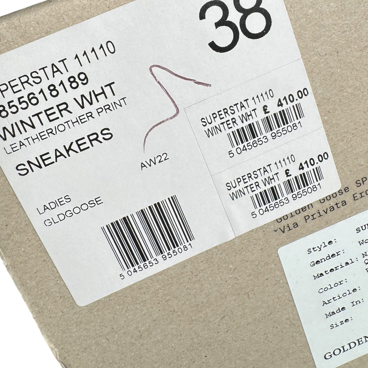 Golden Goose Super Star (38EU)