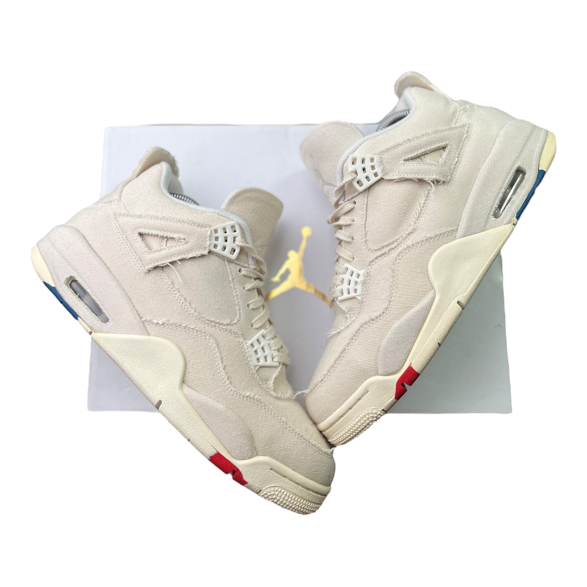 Jordan 4 Retro Sail Blanck Canvas (44EU)