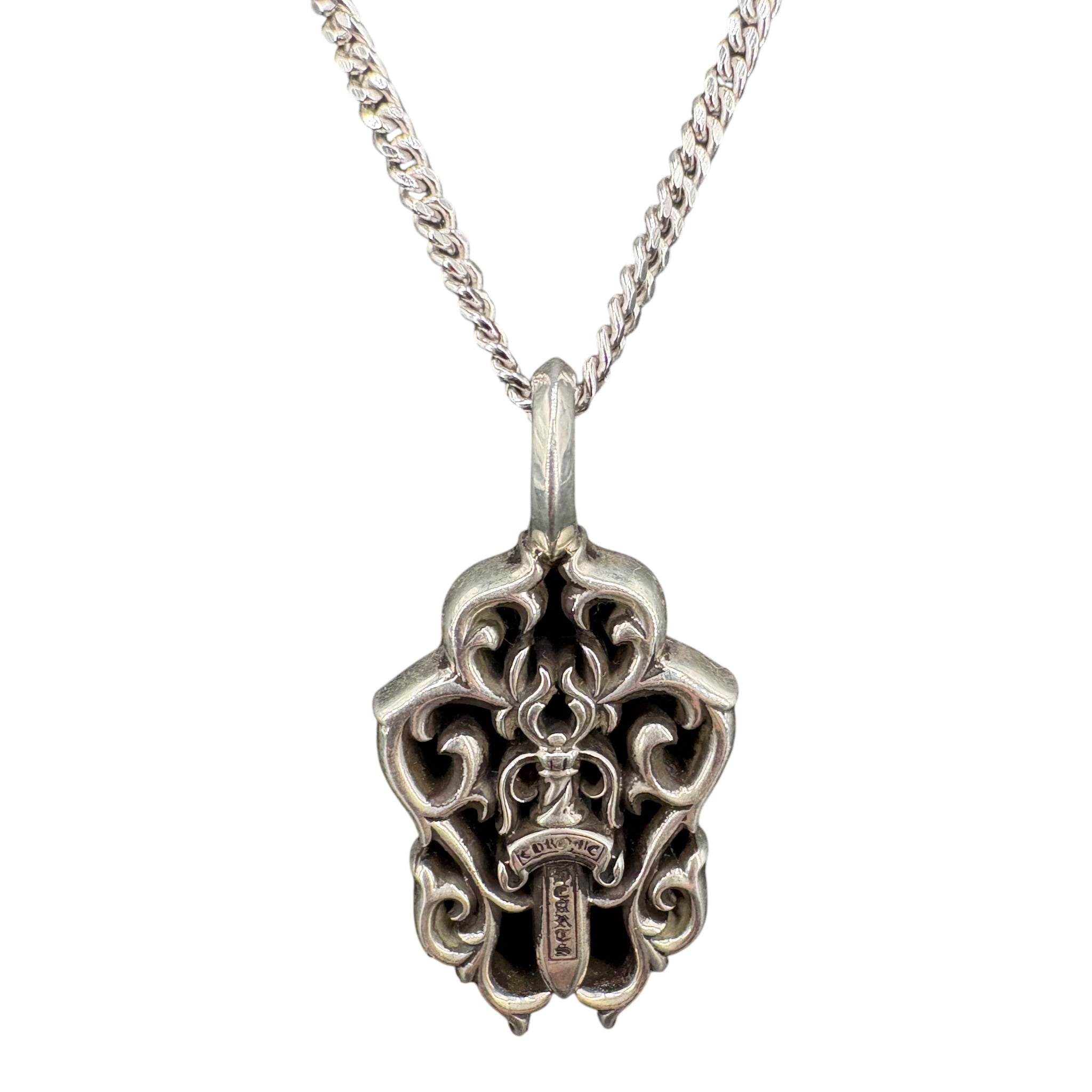 Pendentif Chrome Hearts « Eternity Vine Dagger » argent 925