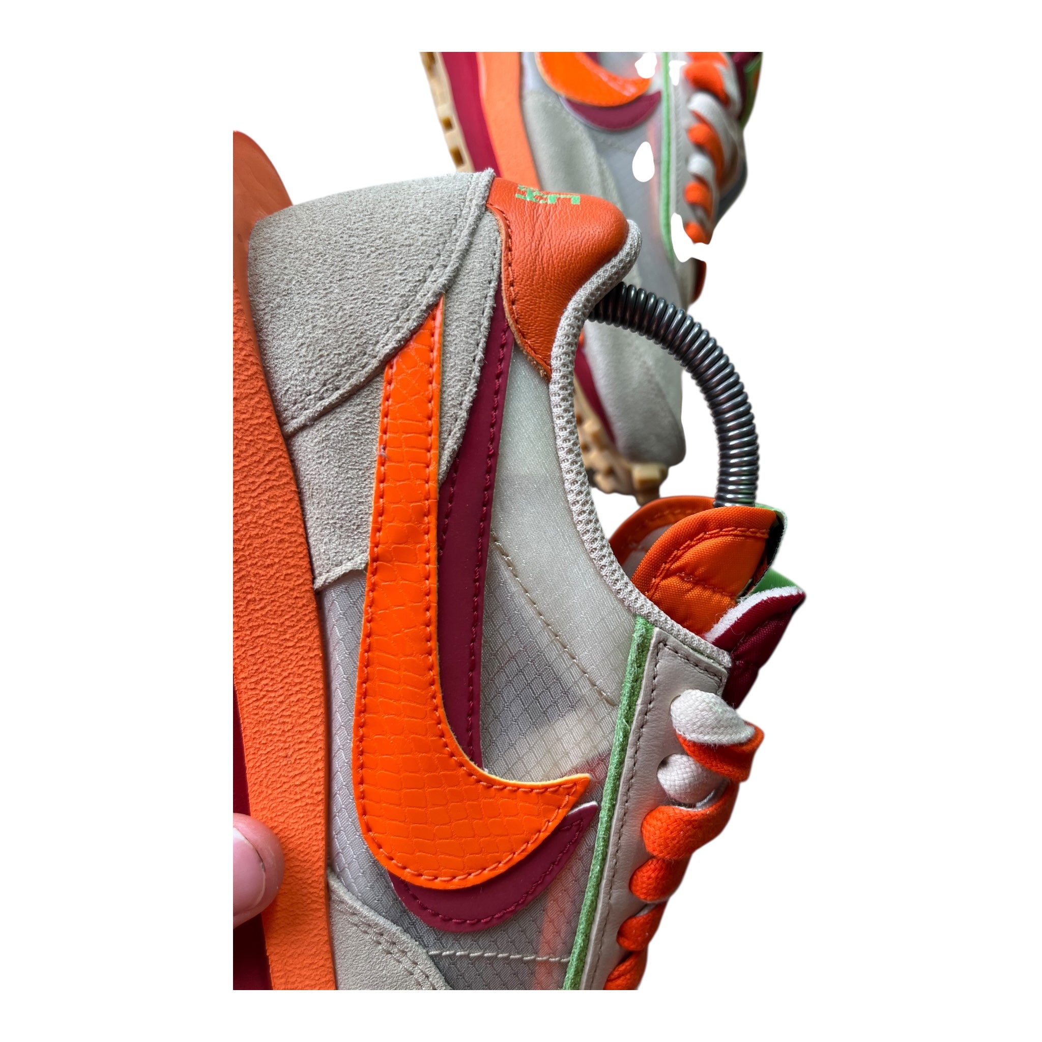 Nike LD Waffle Sacai Clot Net Orange Blaze (40EU)