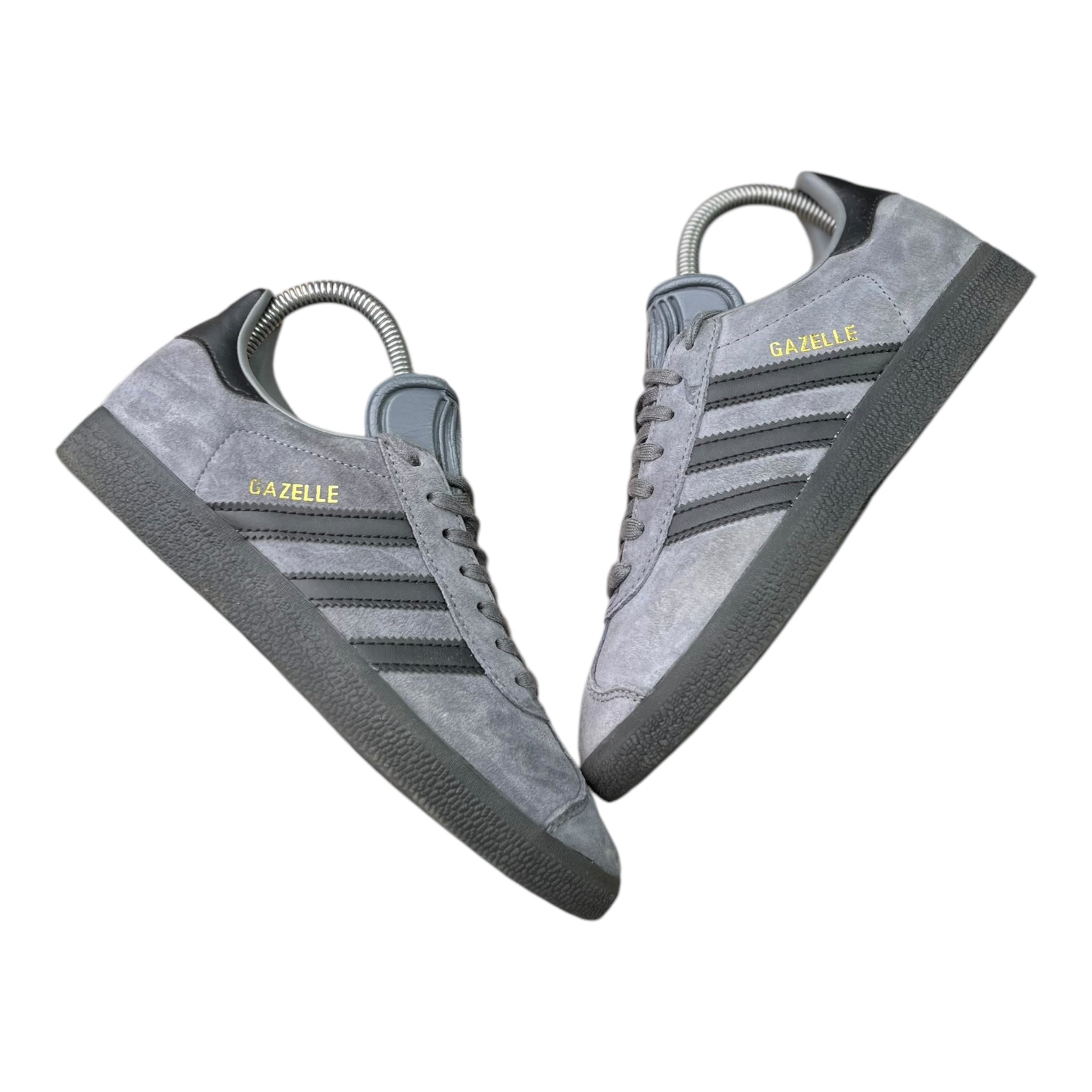 Adidas Gazelle Grau Schwarz Gummi (36 2/3EU)