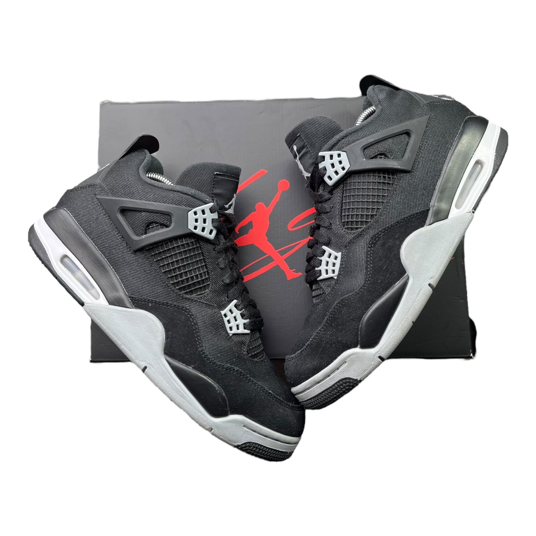 Jordan 4 Retro Black Canvas (44EU)