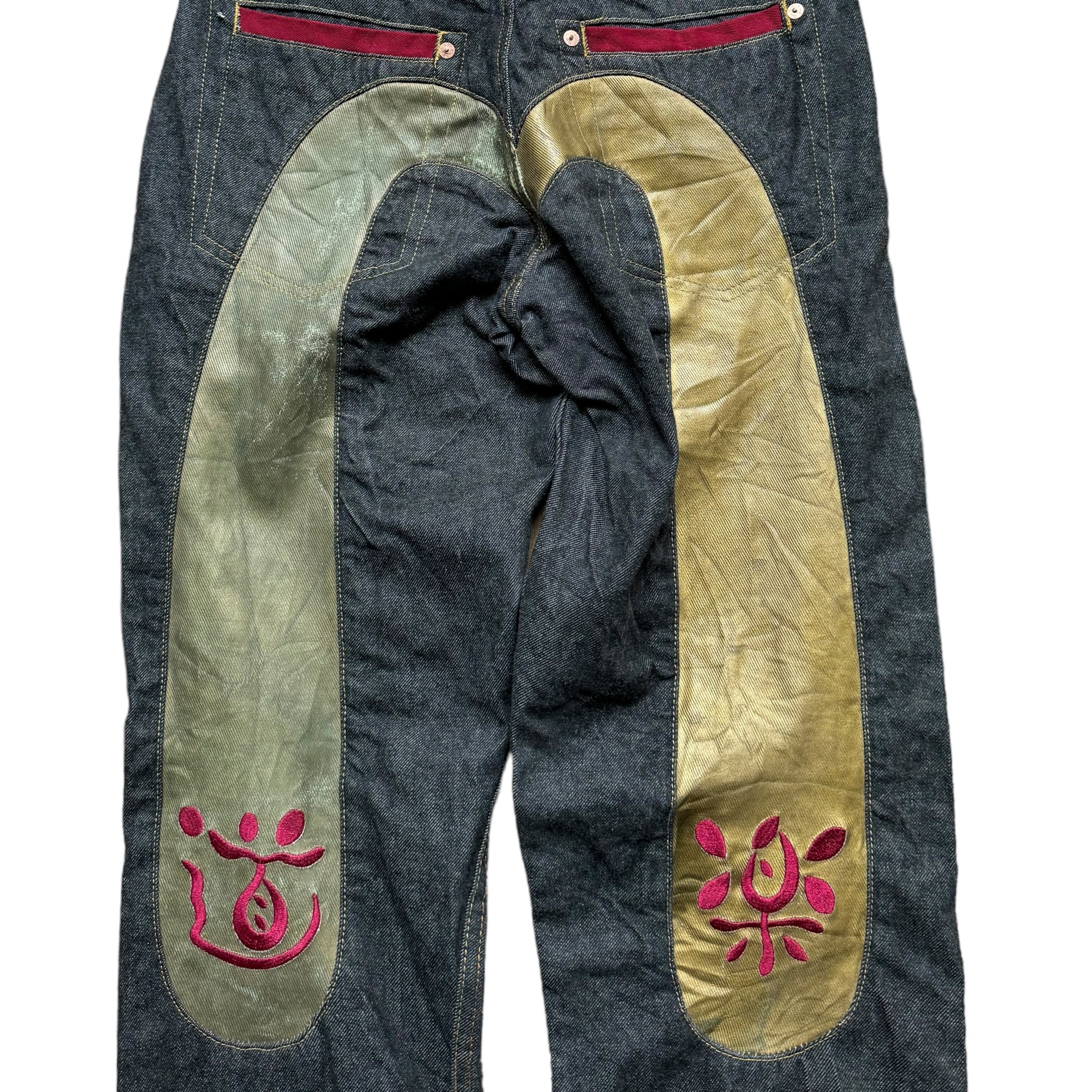 Jean baggy Evisu daicock (S)