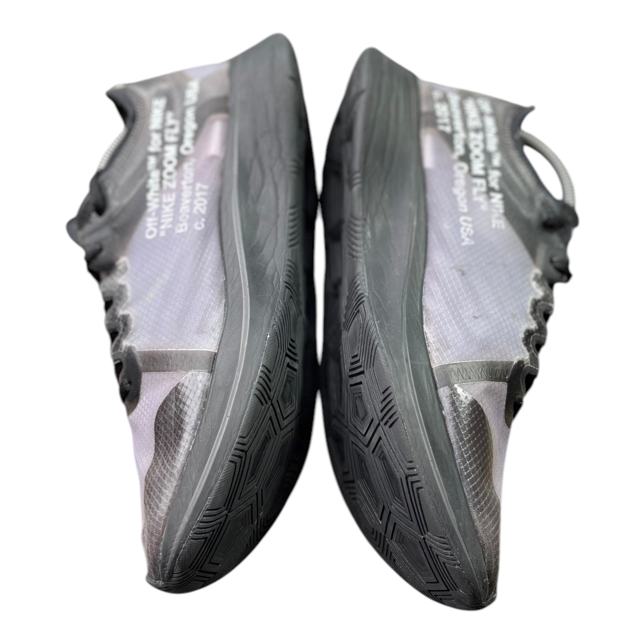 Nike Zoom Fly Off-White Black Silver (42.5EU)