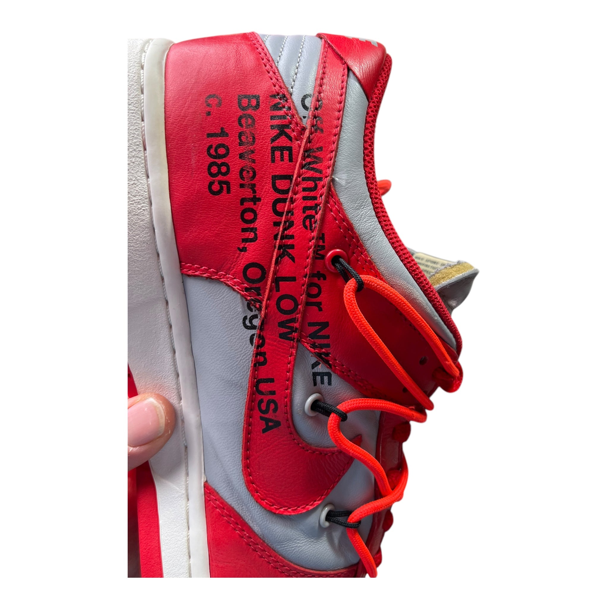 Nike Dunk Low Off-White Univerisity Red (46EU)