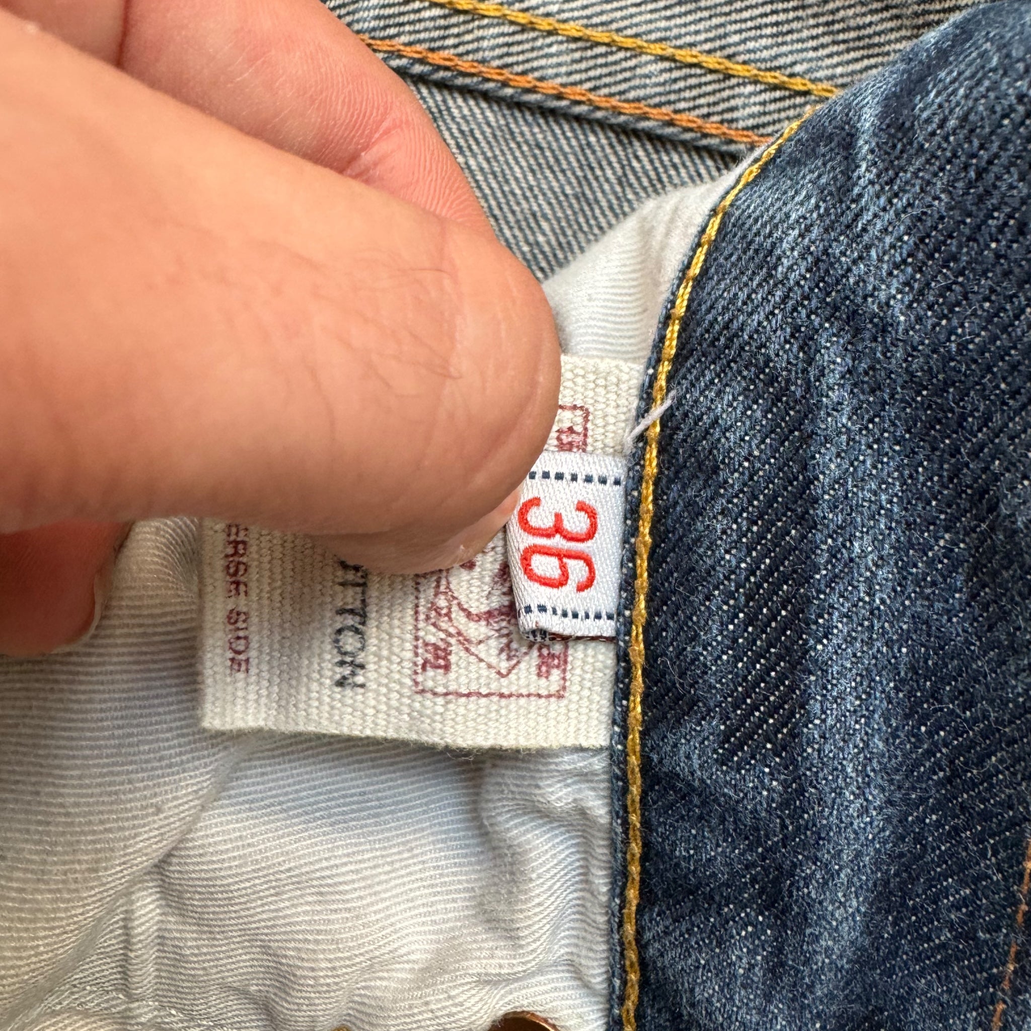 Evisu Daicock baggy jeans (XL)