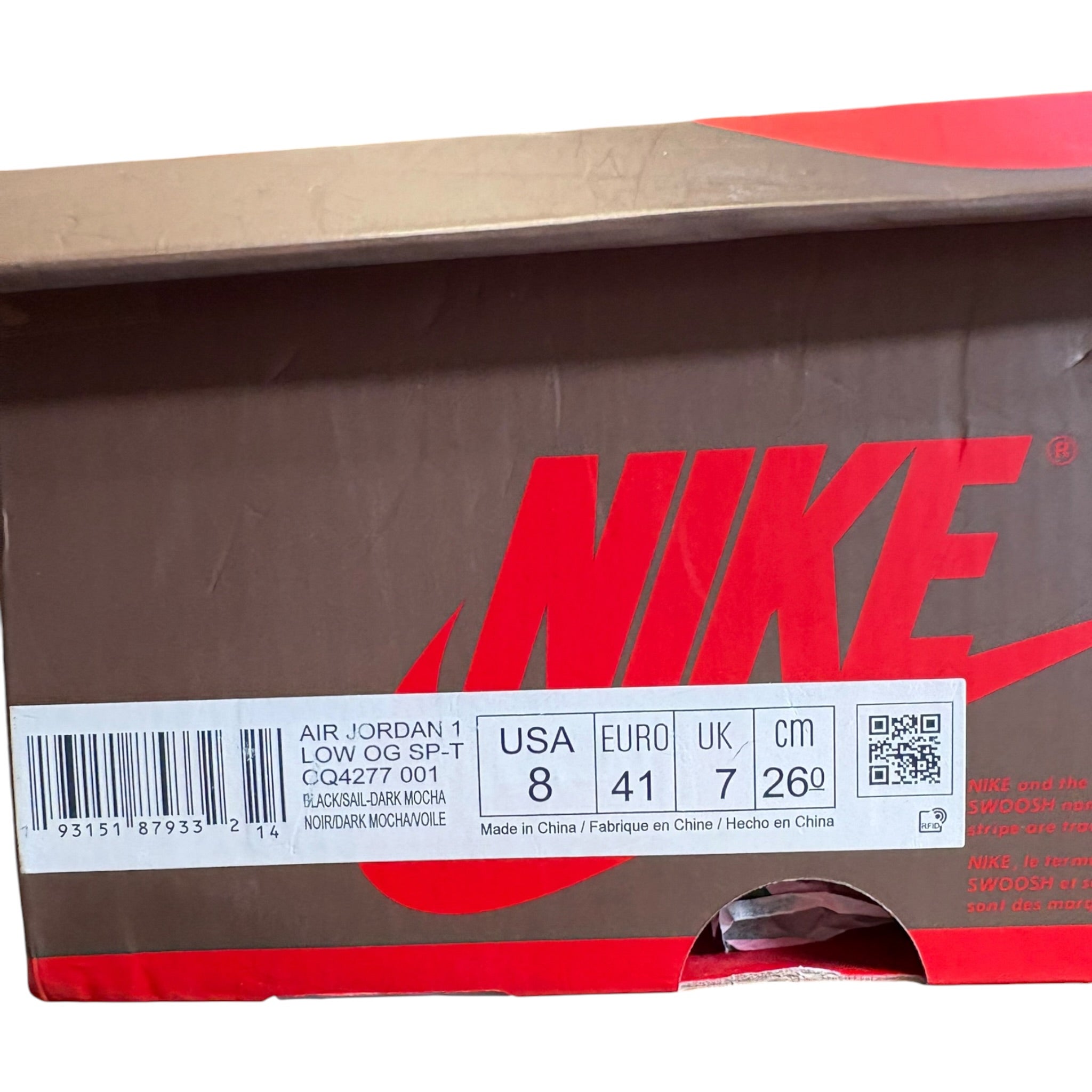 Jordan One Low Travis Scott Reverse Mocha (41EU)