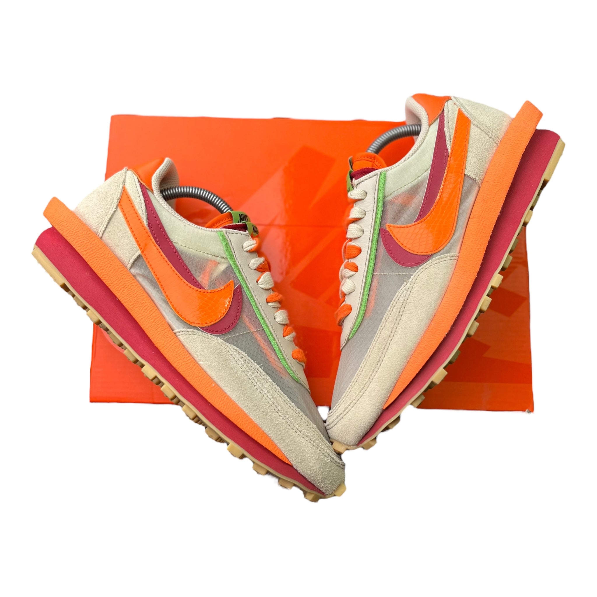 Nike LD Waffle Sacai Clot Net Orange Blaze (42EU)