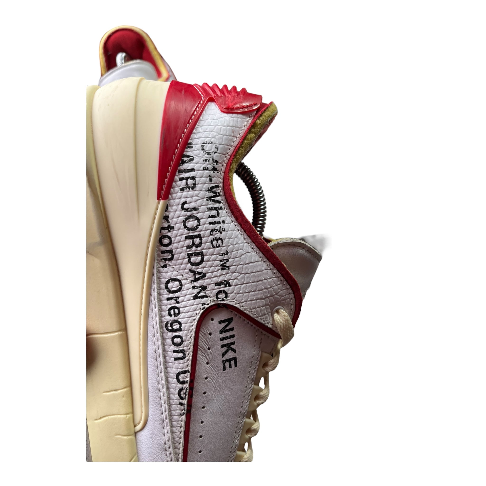 Jordan 2 Retro Low SP Off-White Weiß Rot (44.5EU)